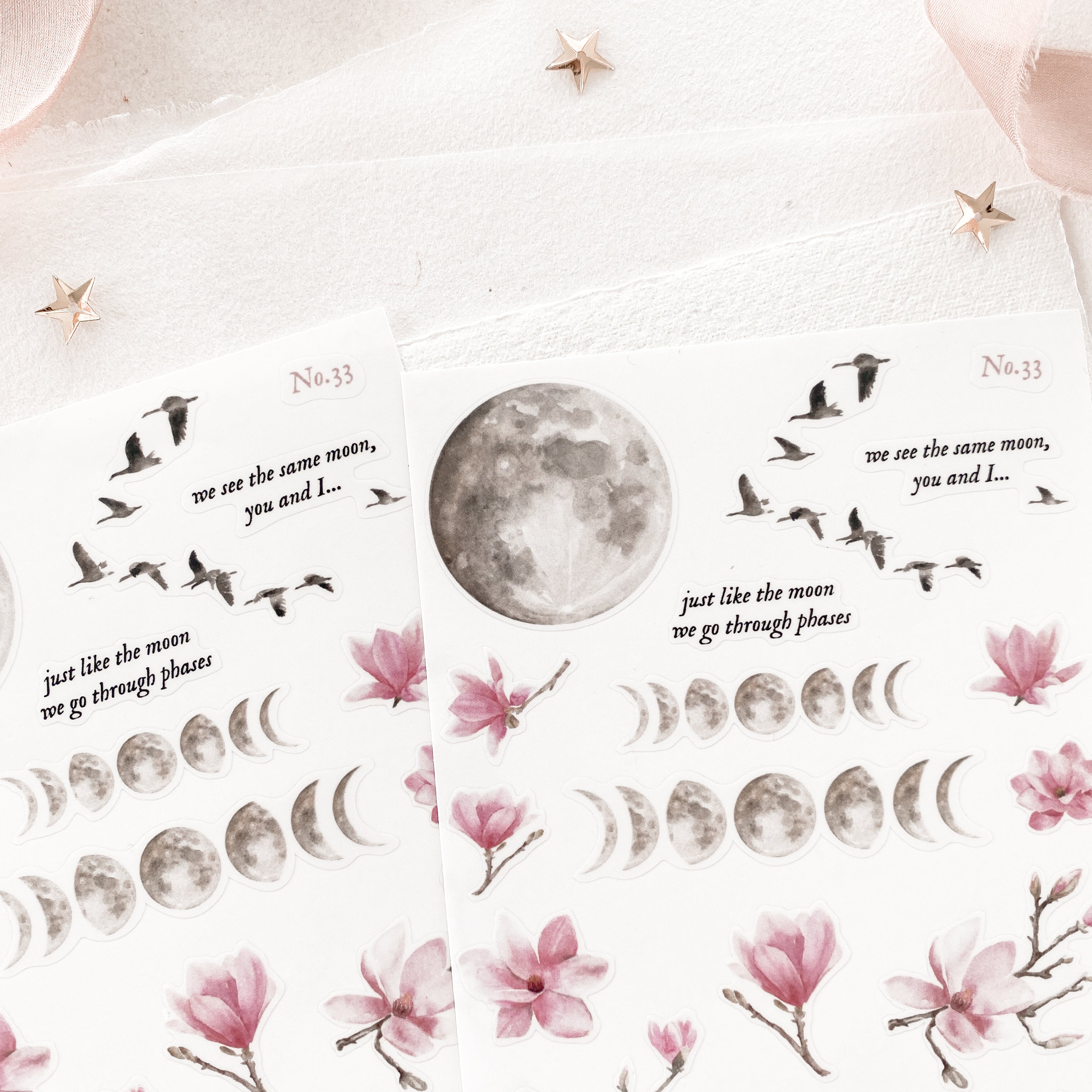 Blinks of Life - Journal Bujo Transparent Stickers