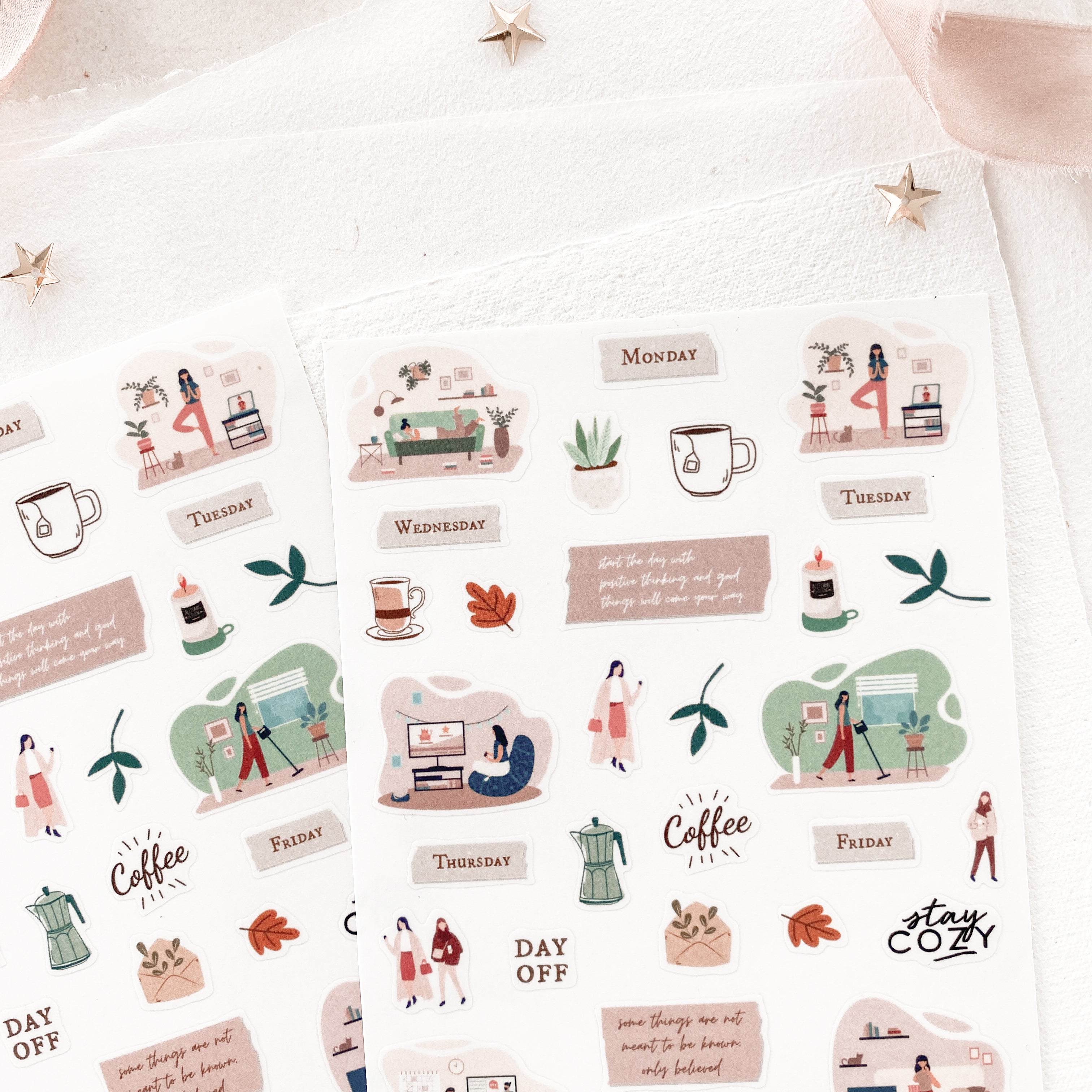 Blinks of Life - Journal Bujo Transparent Stickers