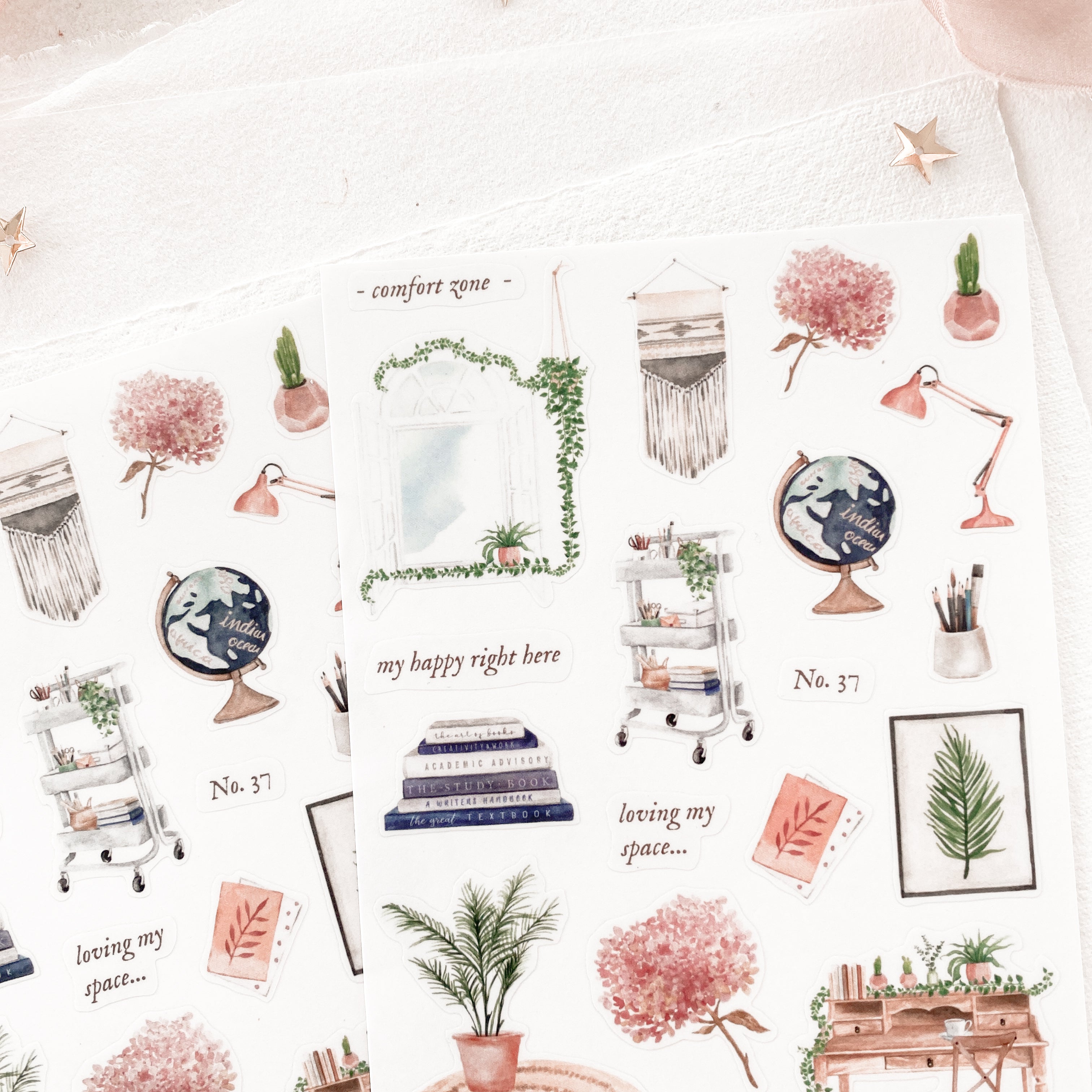 Blinks of Life - Journal Bujo Transparent Stickers