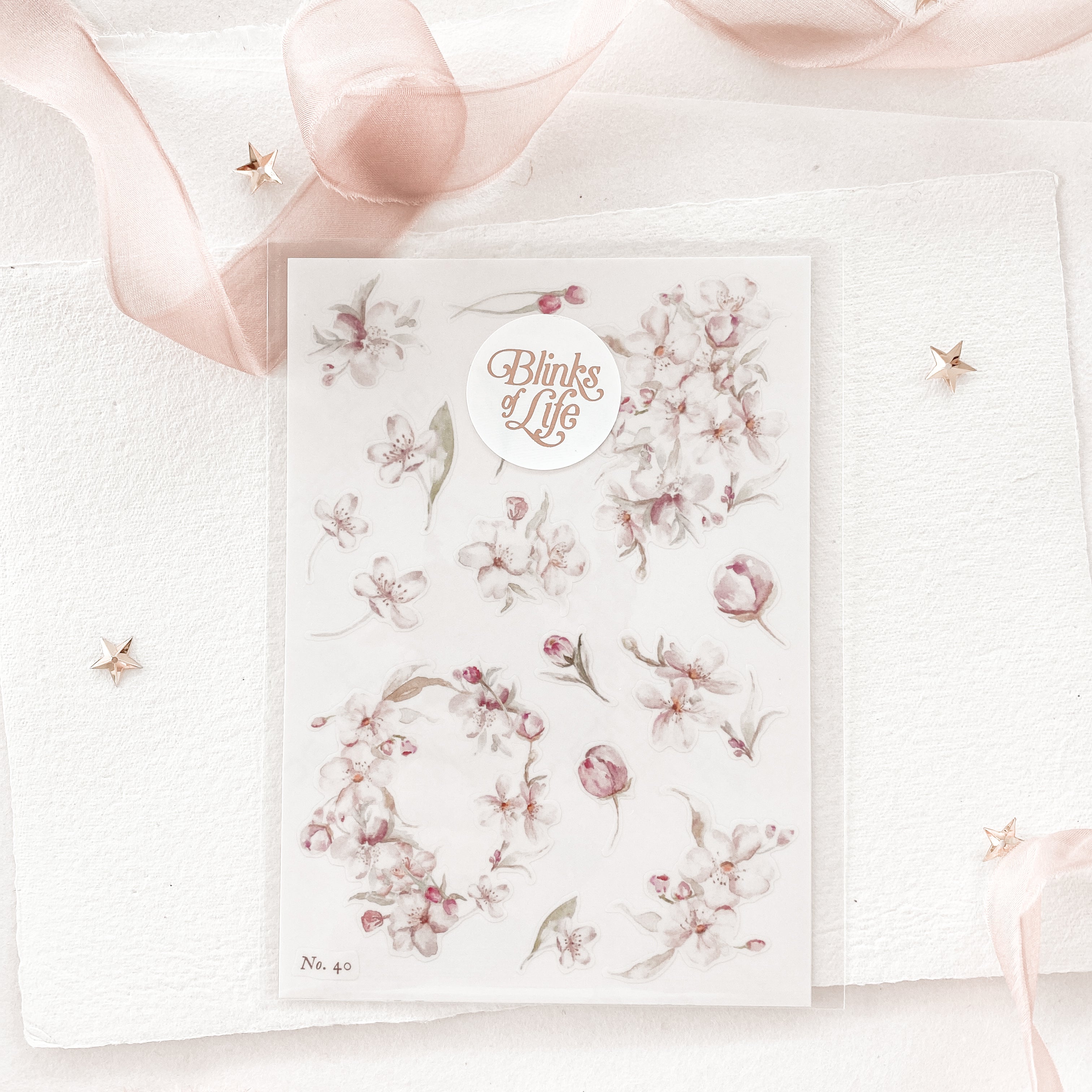 Blinks of Life - Journal Bujo Transparent Stickers