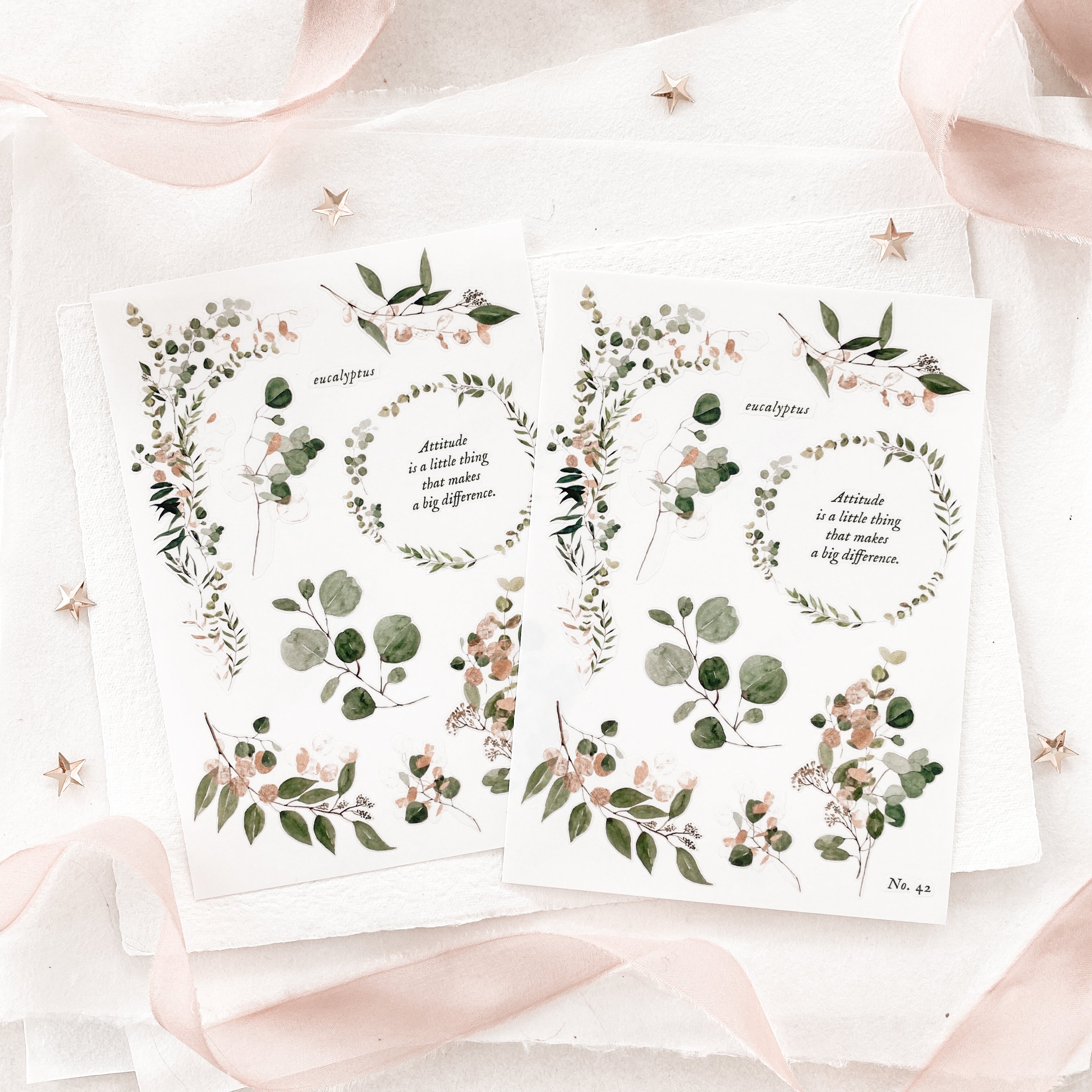 Blinks of Life - Journal Bujo Transparent Stickers