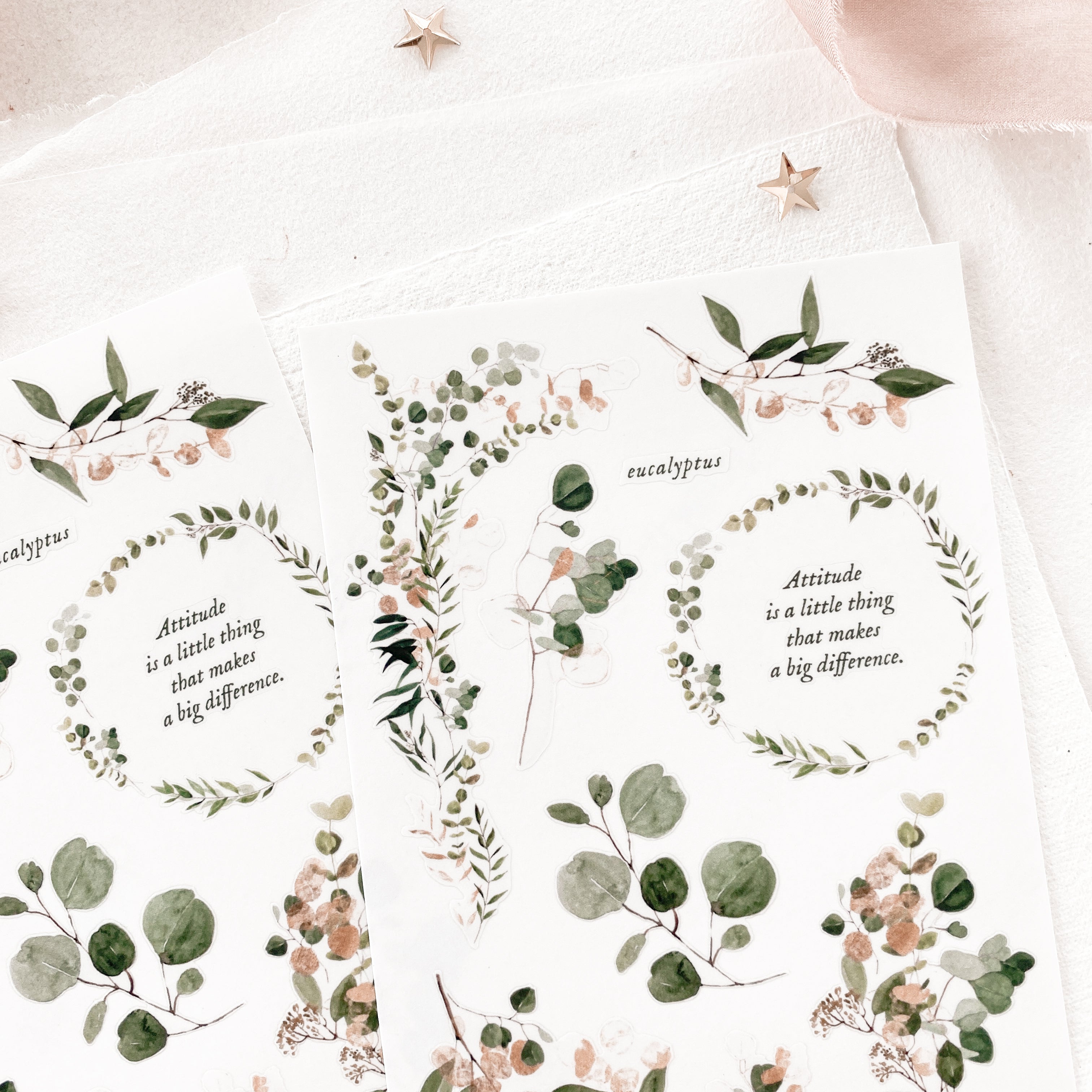 Blinks of Life - Journal Bujo Transparent Stickers