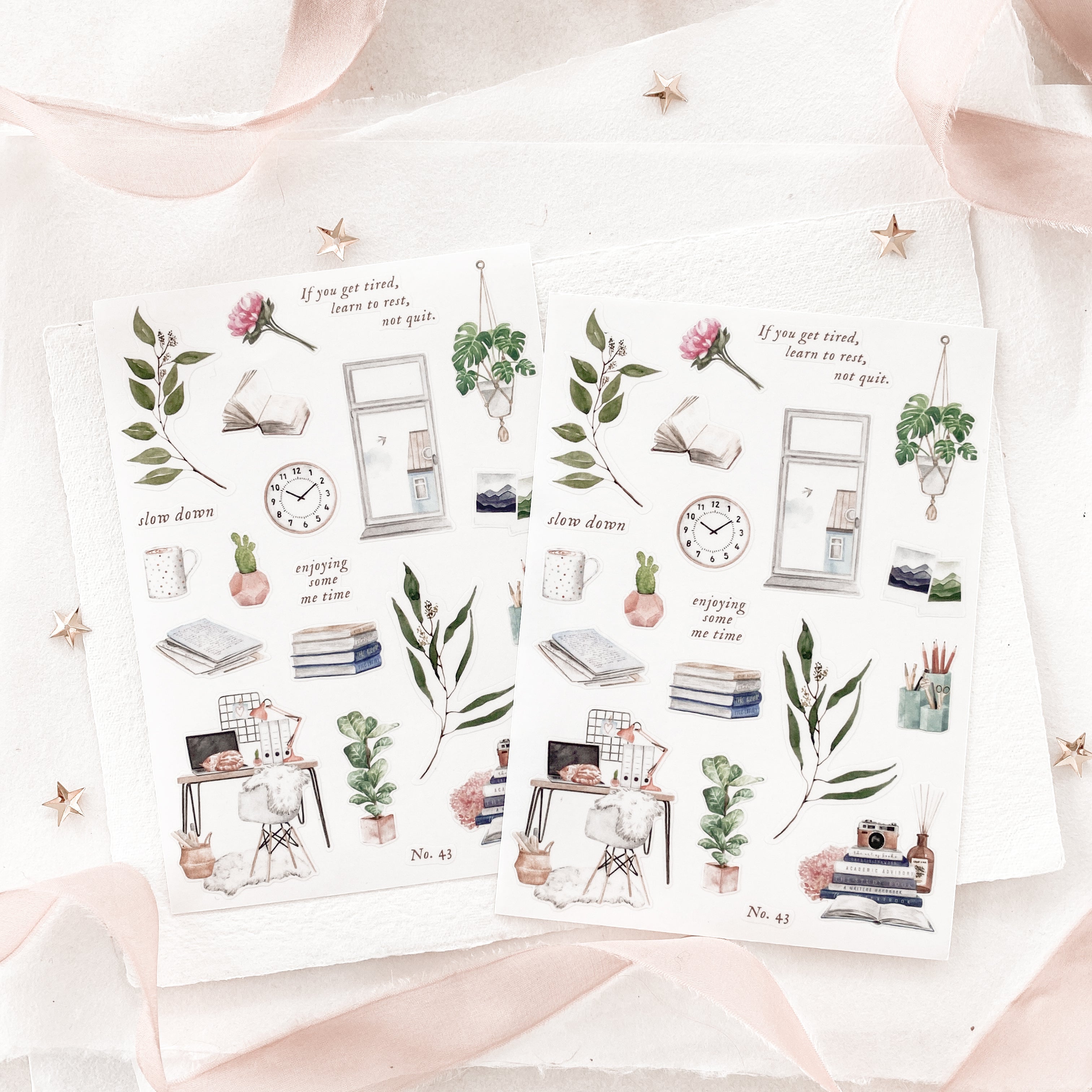 Blinks of Life - Journal Bujo Transparent Stickers