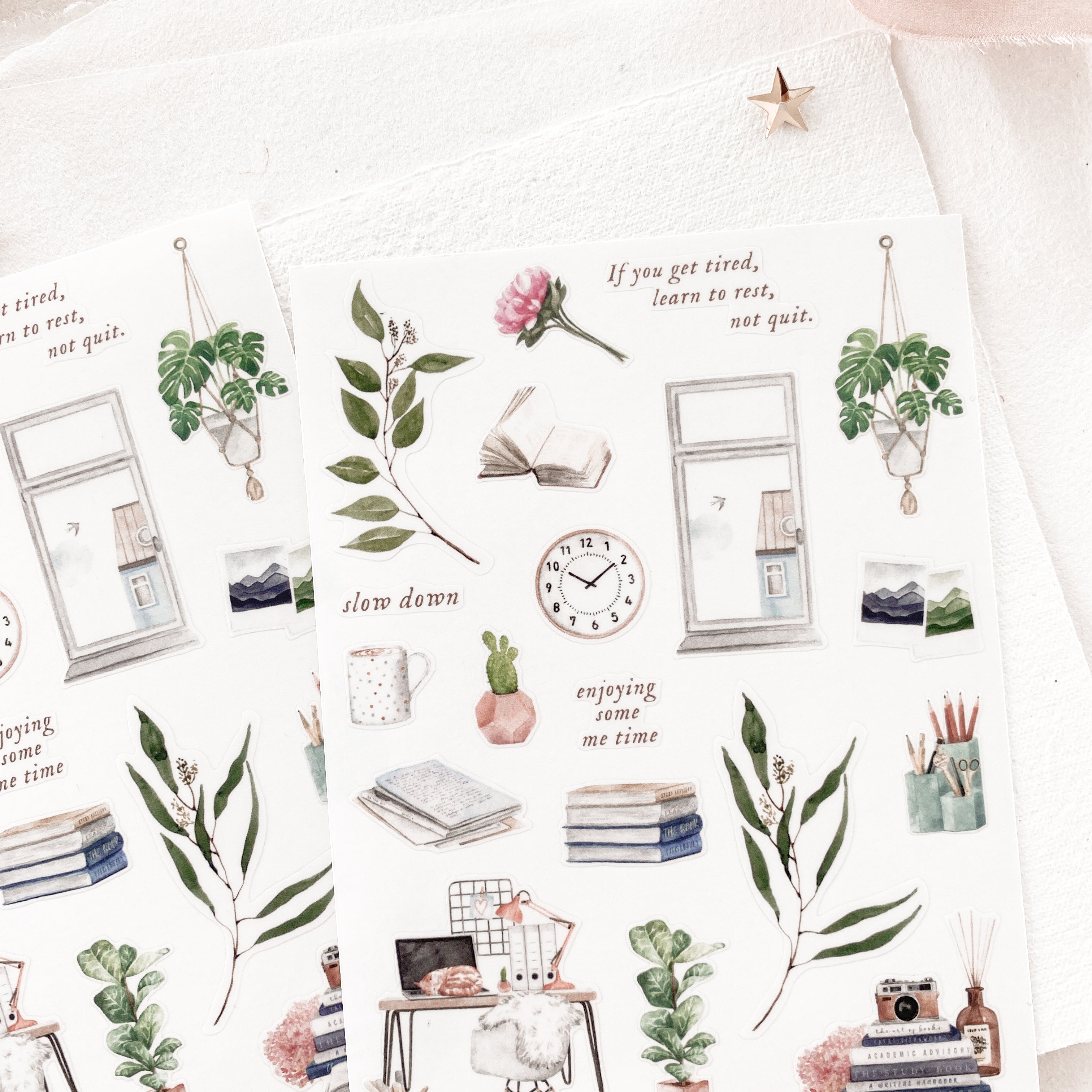 Blinks of Life - Journal Bujo Transparent Stickers