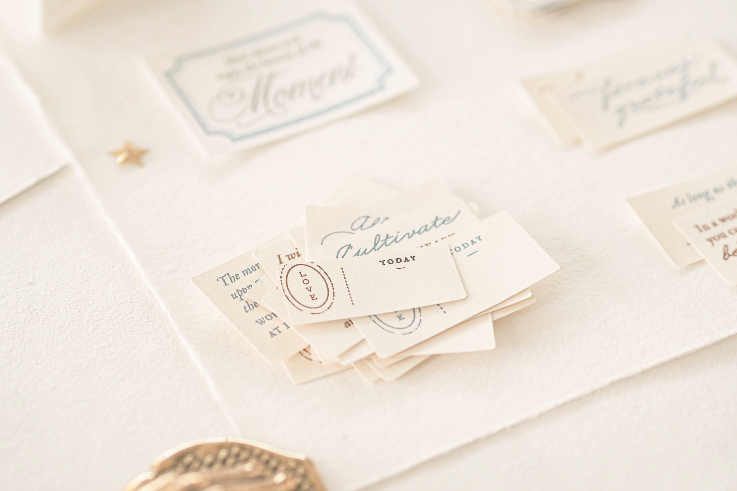 Blinks of Life - Classic Daily Labels - French Blue