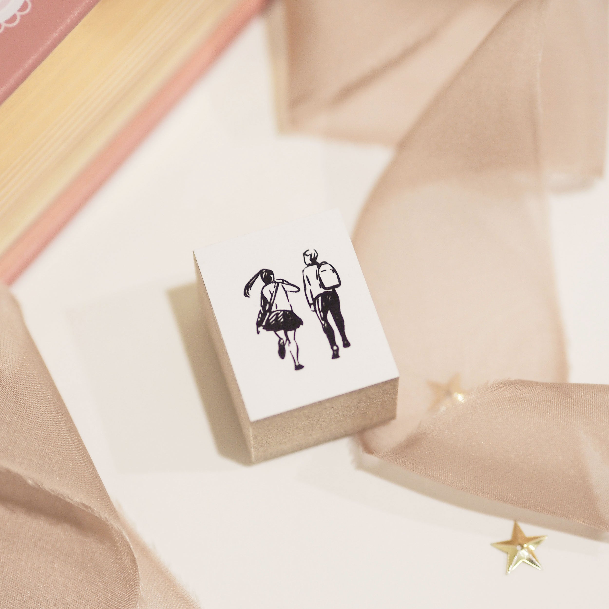 Blinks of Life Journal  Rubber Stamp - Together