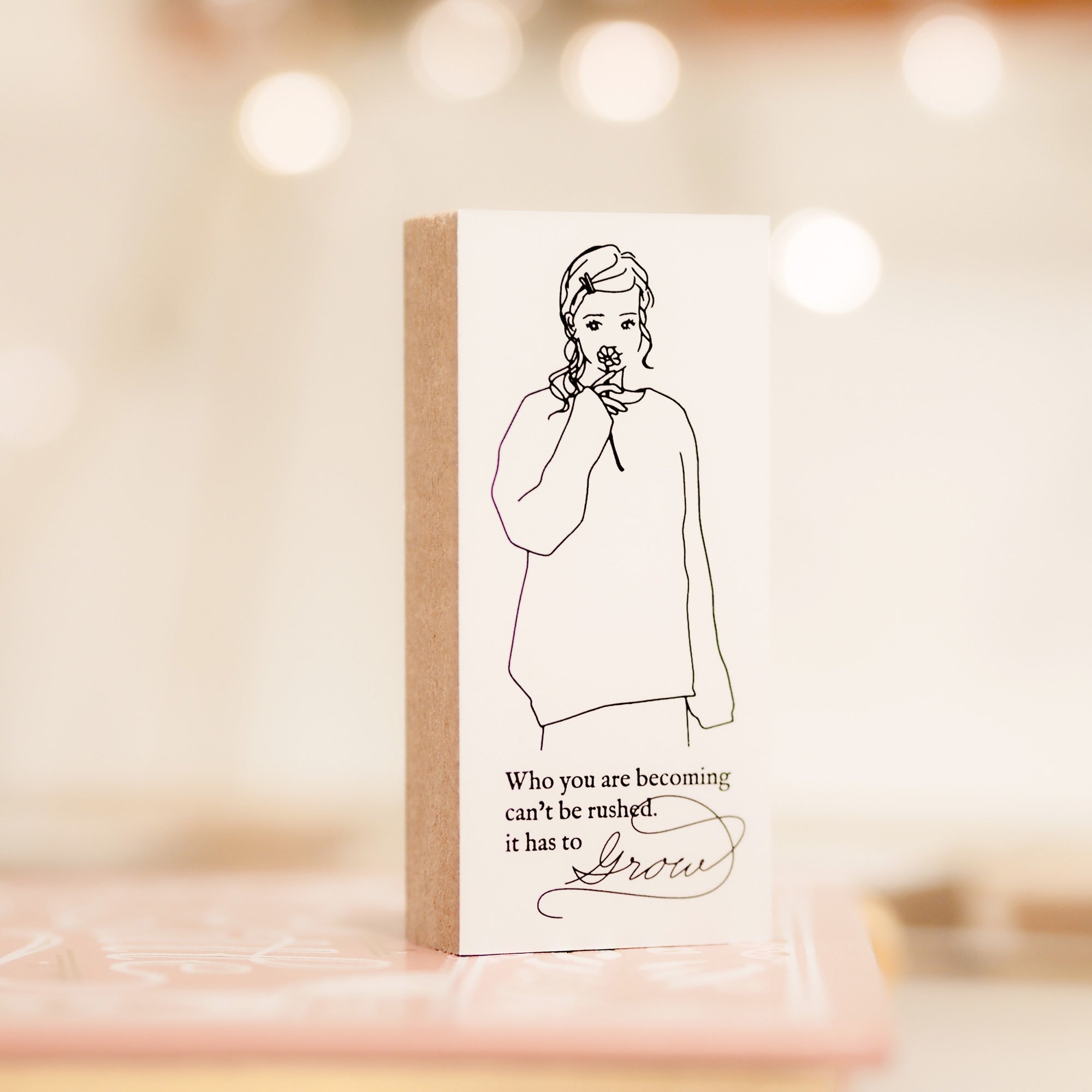 Blinks of Life - Take Time to Grow - Rubber Stamp Story Collection