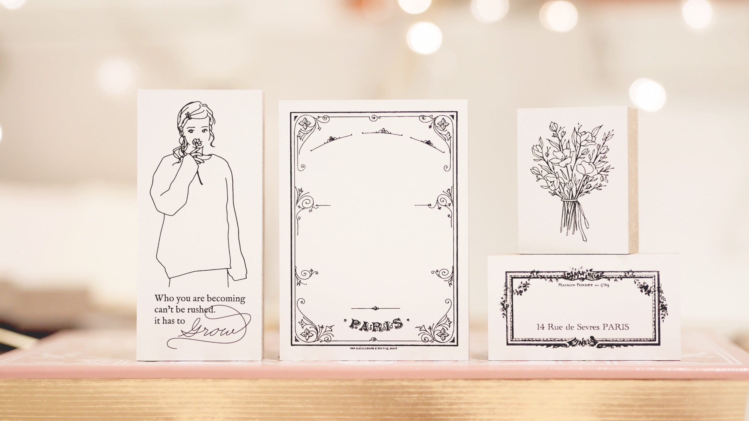 Blinks of Life - Take Time to Grow - Rubber Stamp Story Collection