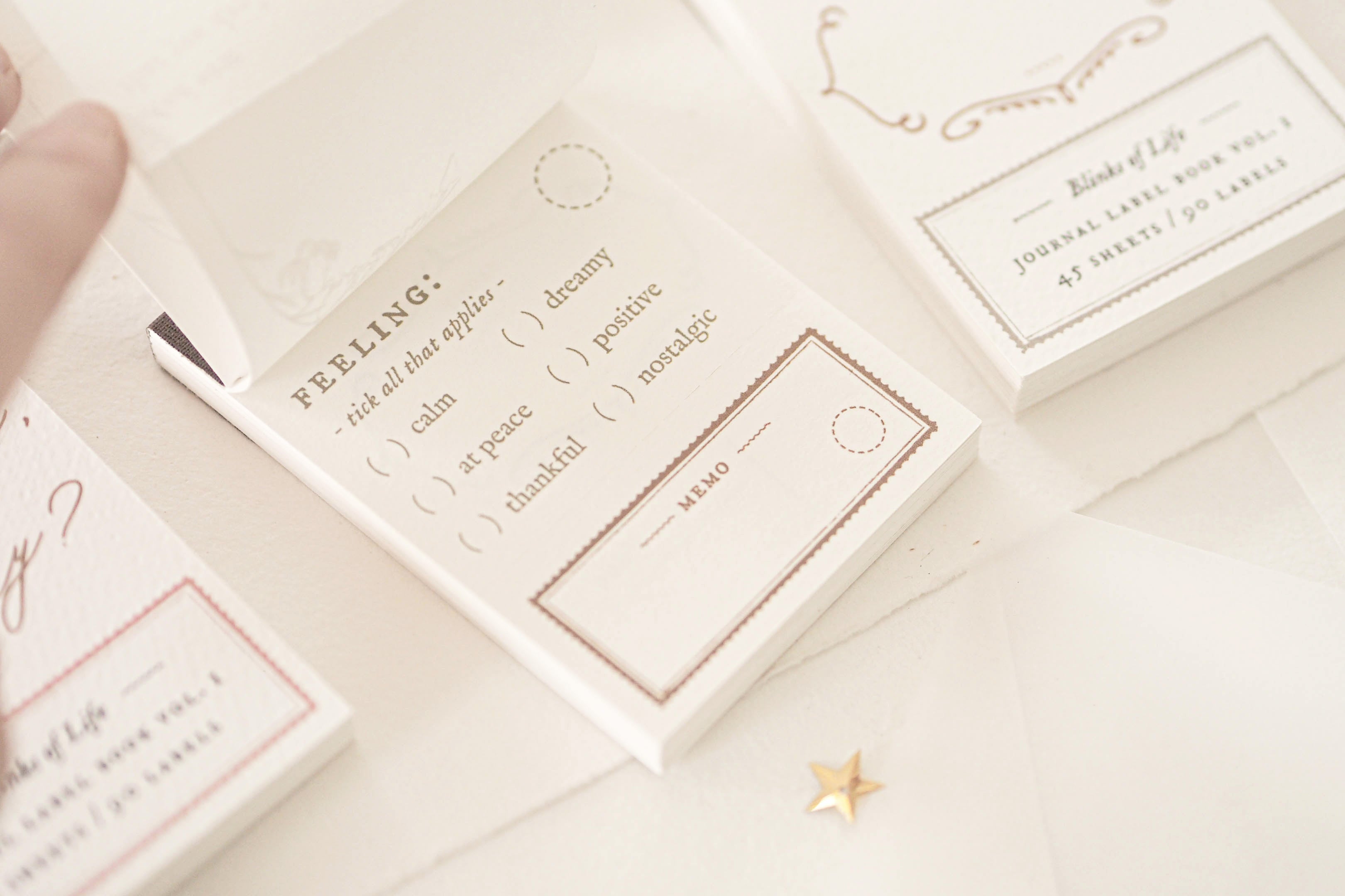 Blinks of Life Papeterie - Journal Label Book Vol 1