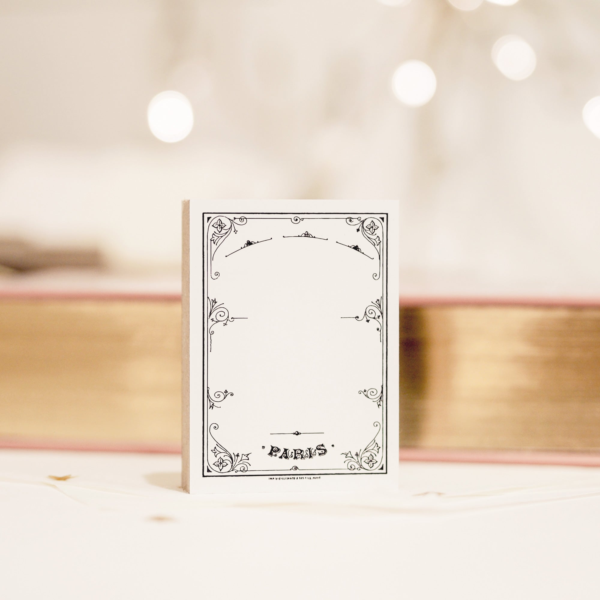 Blinks of Life - Paris Streets Collection - Paris Vintage Frame Rubber Stamp