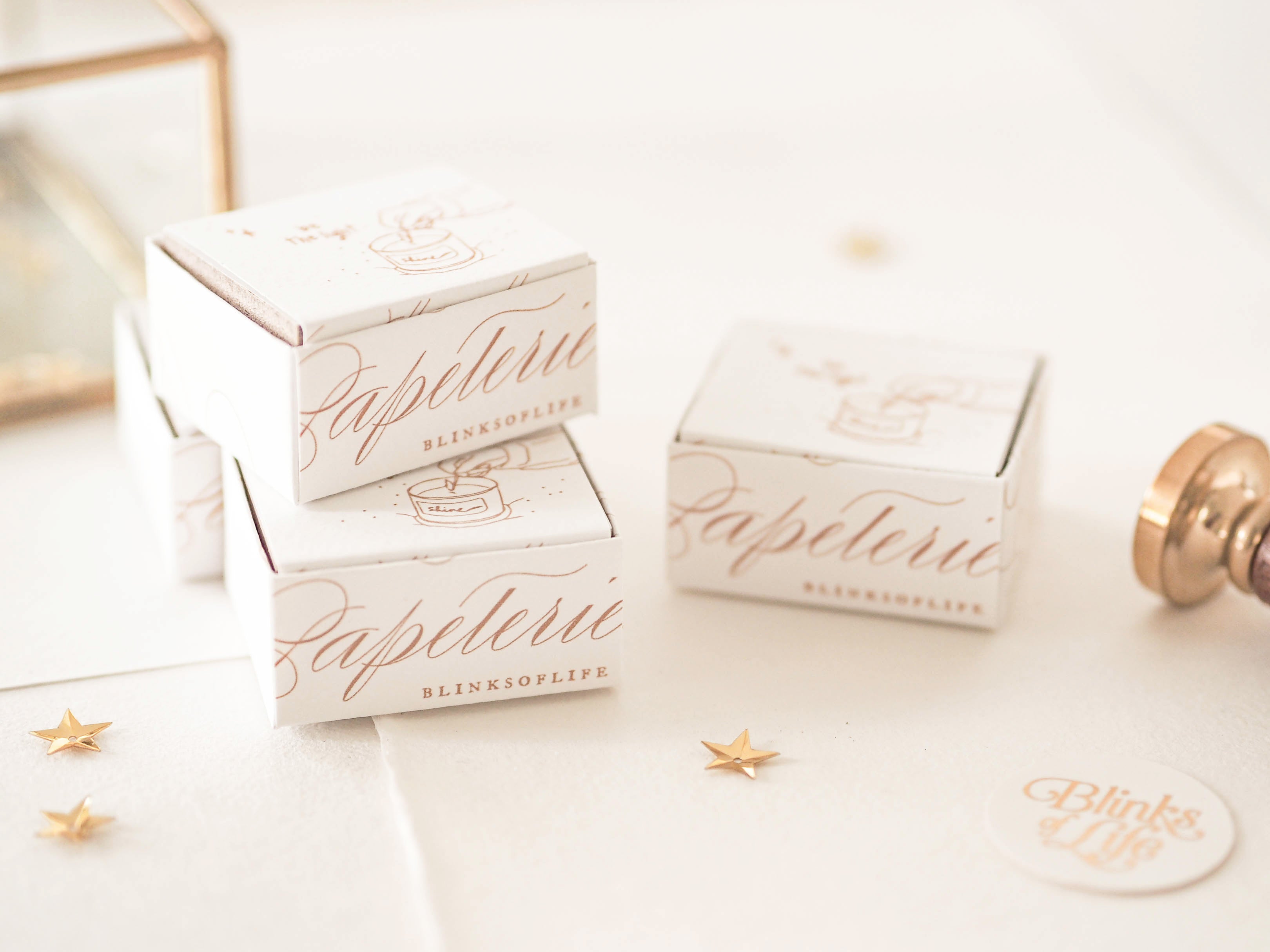 Blinks of Life - Be The Light - Rubber Stamp 