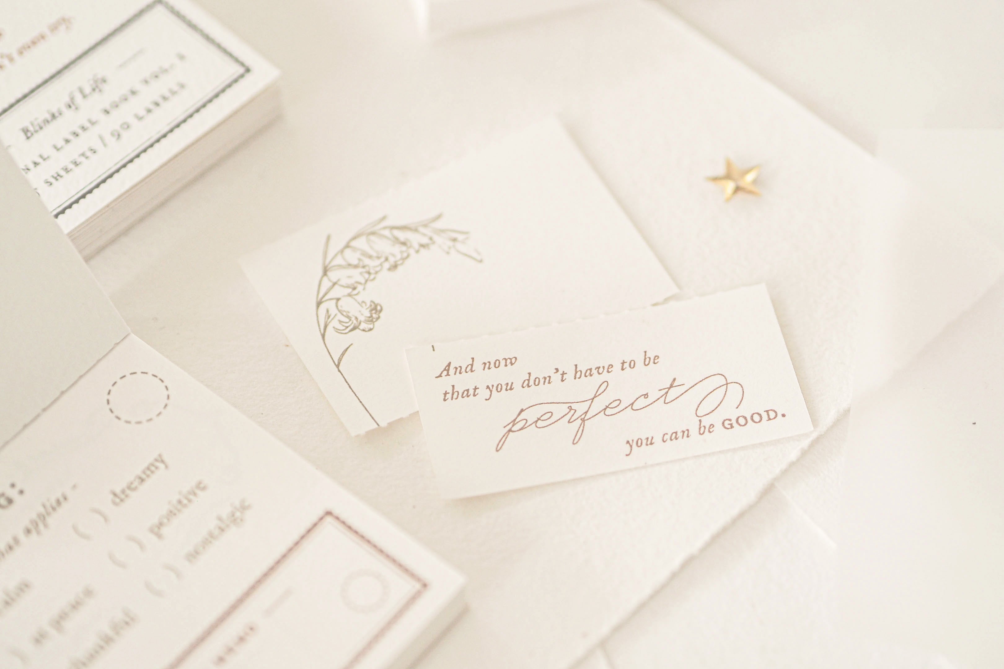 Blinks of Life Papeterie - Journal Label Book Vol 1