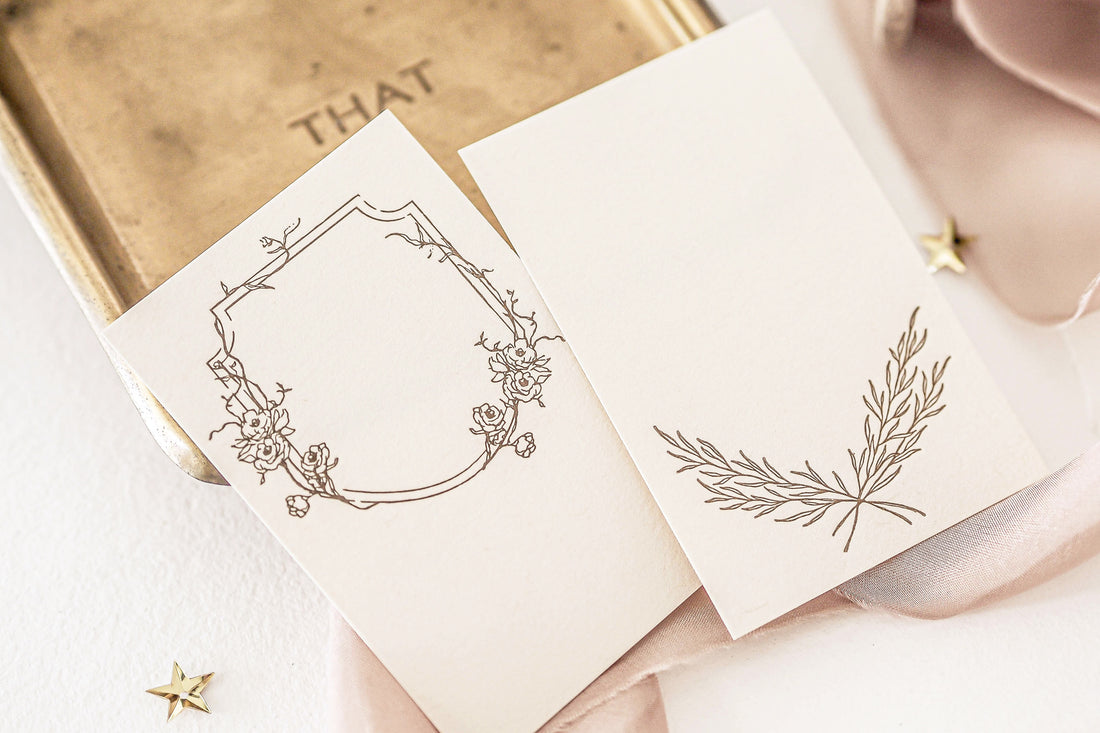 Blinks of Life - Letterpress Journal Cards