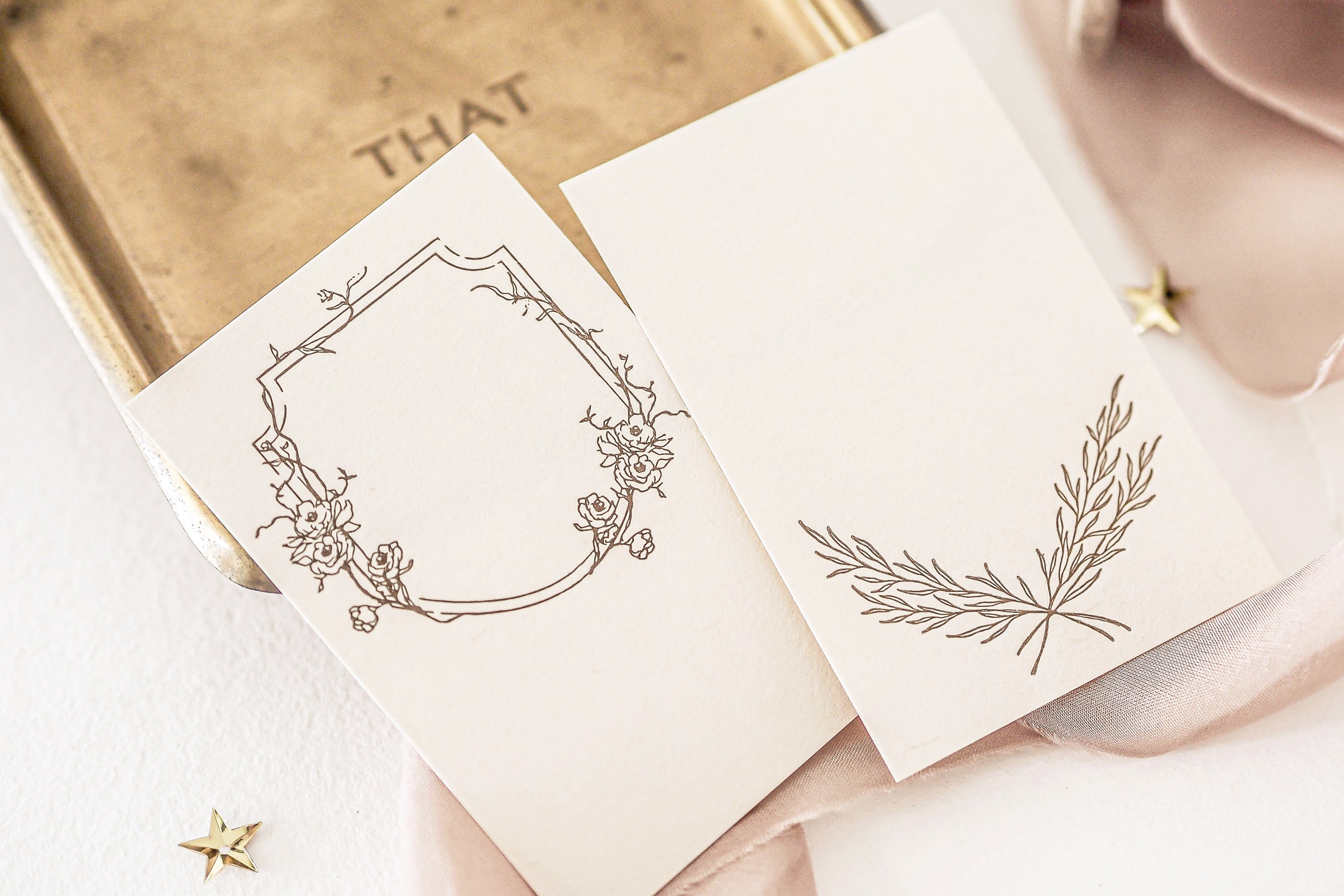 Blinks of Life - Letterpress Journal Cards