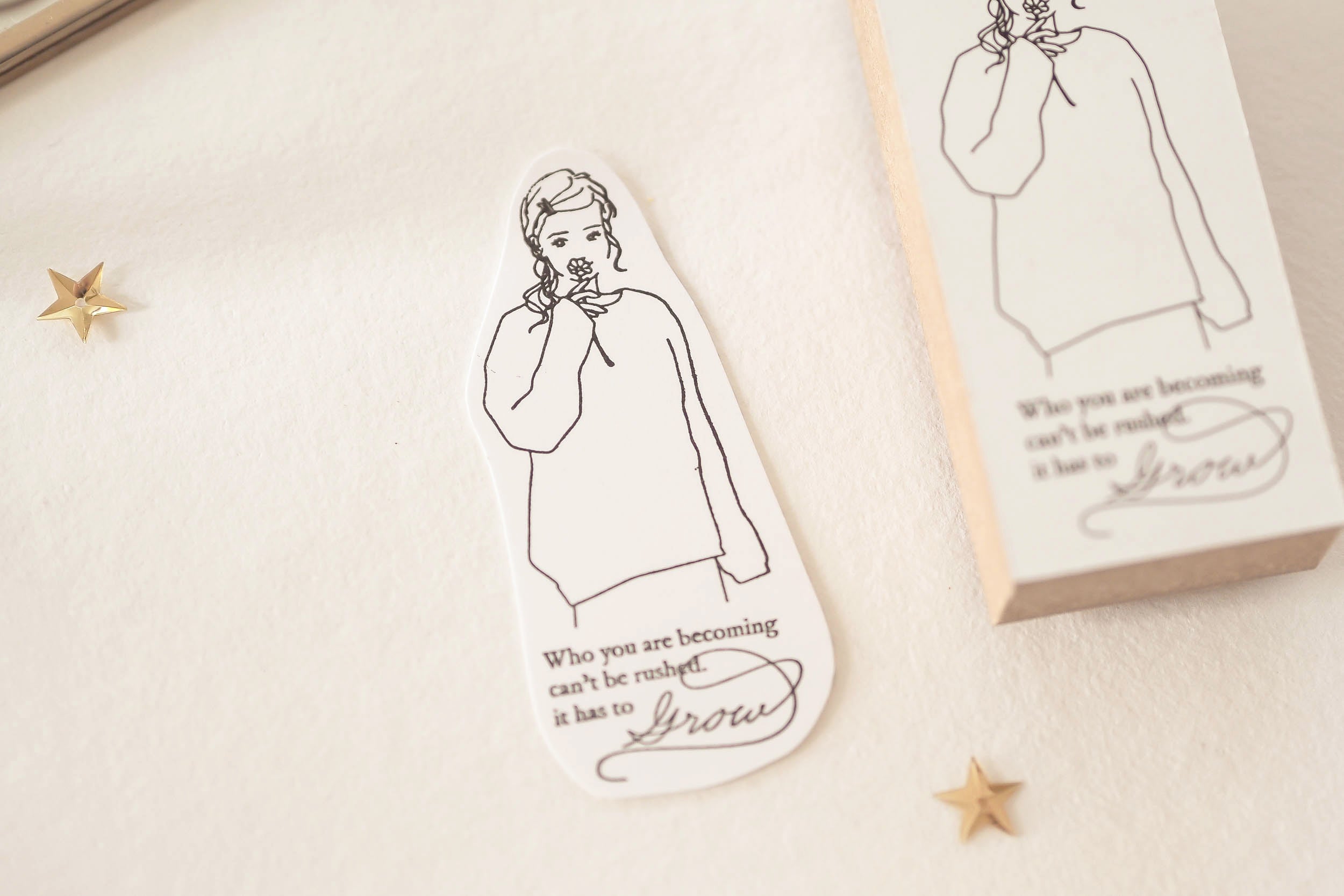 Blinks of Life - Take Time to Grow - Rubber Stamp Story Collection