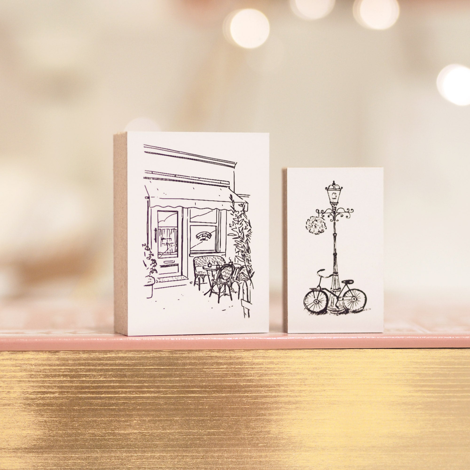 Blinks of Life - Streets of Paris Stamp Collection - Coffee en terrasse