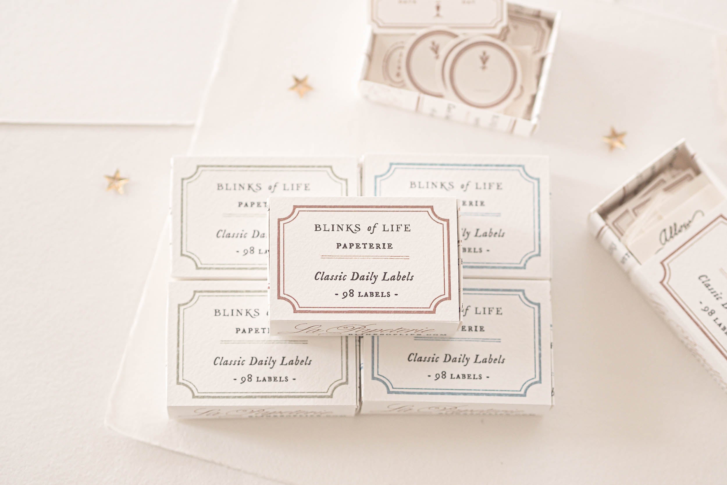 Blinks of Life - Classic Daily Labels - Sage Green