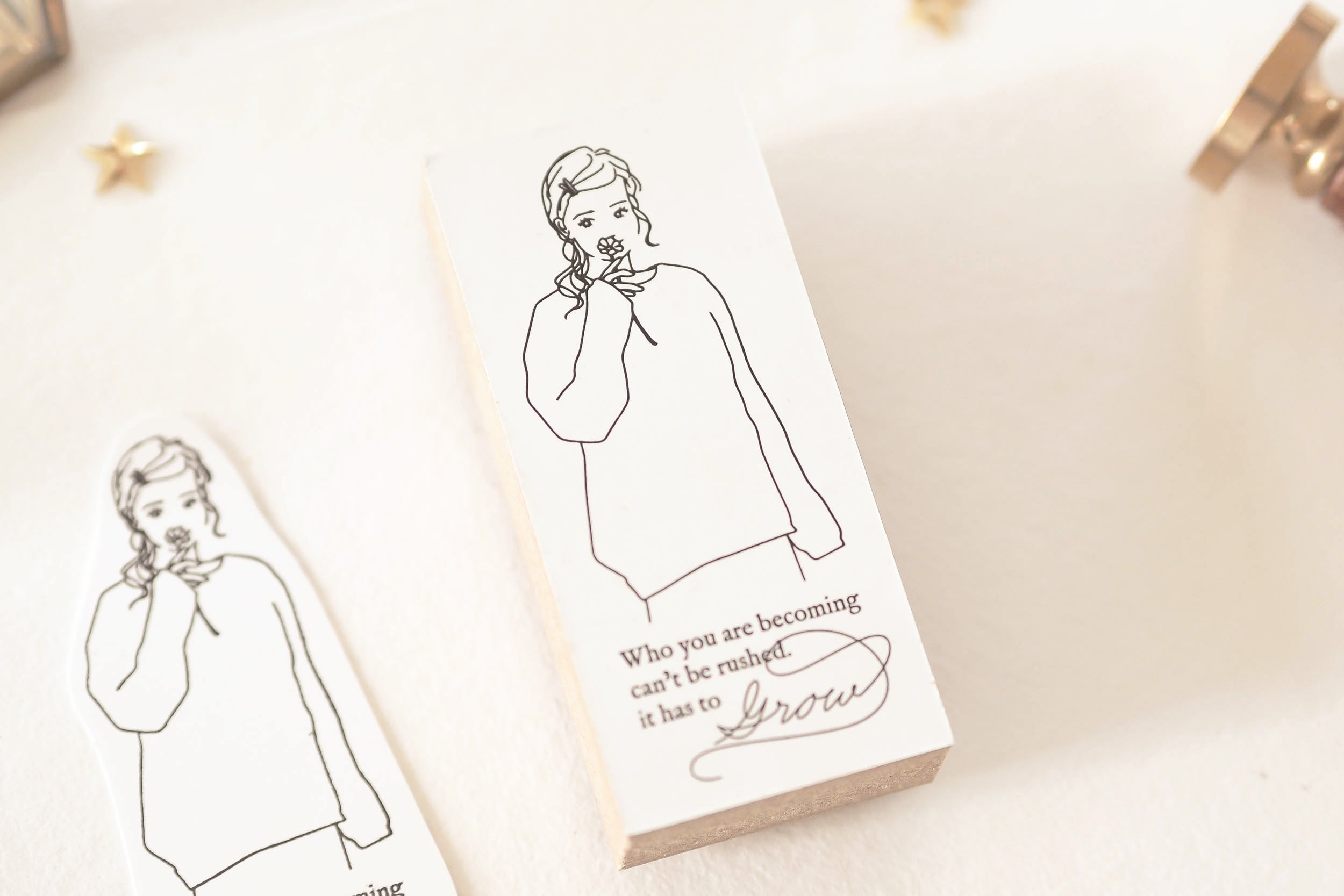 Blinks of Life - Take Time to Grow - Rubber Stamp Story Collection