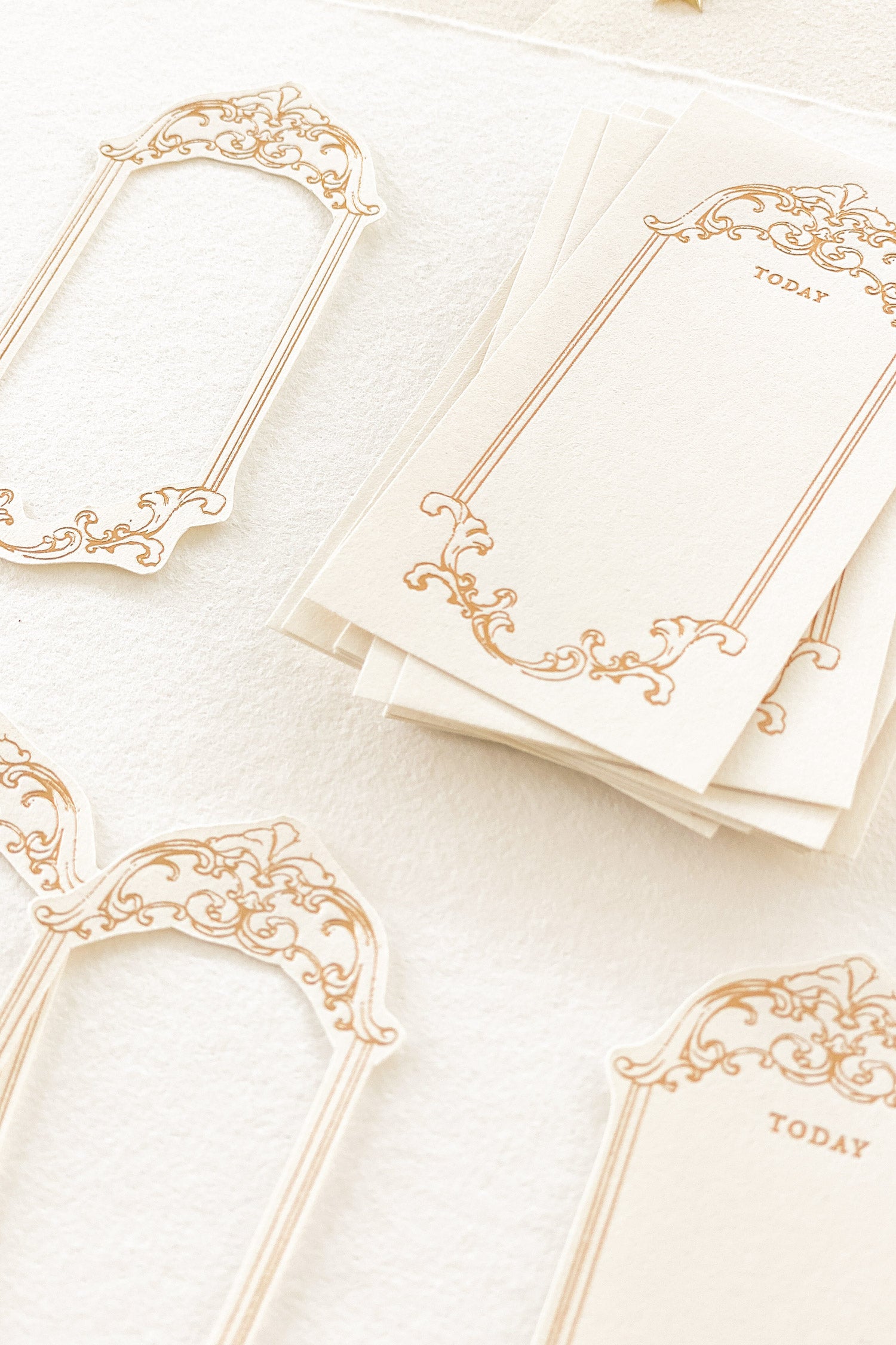 Blinks of Life - Gold Frame Letterpress Labels #01