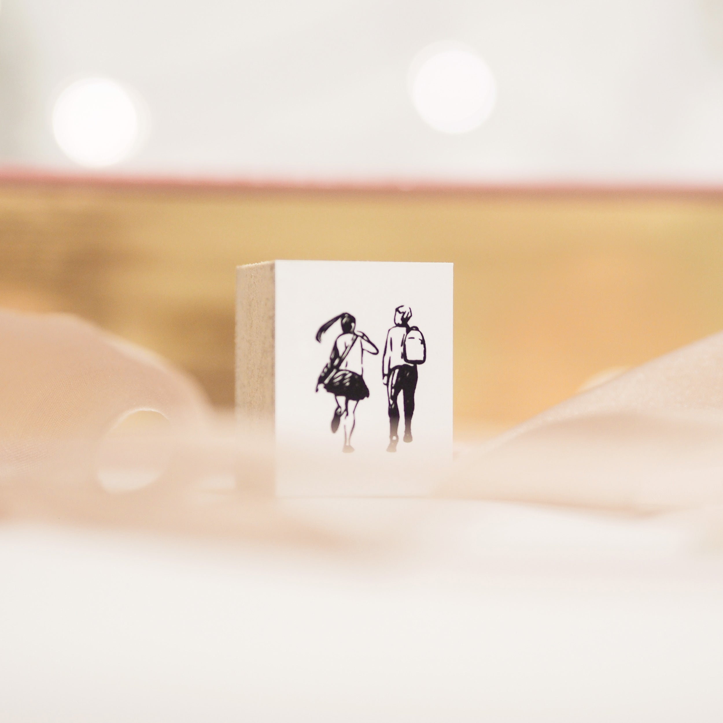 Blinks of Life Journal  Rubber Stamp - Together