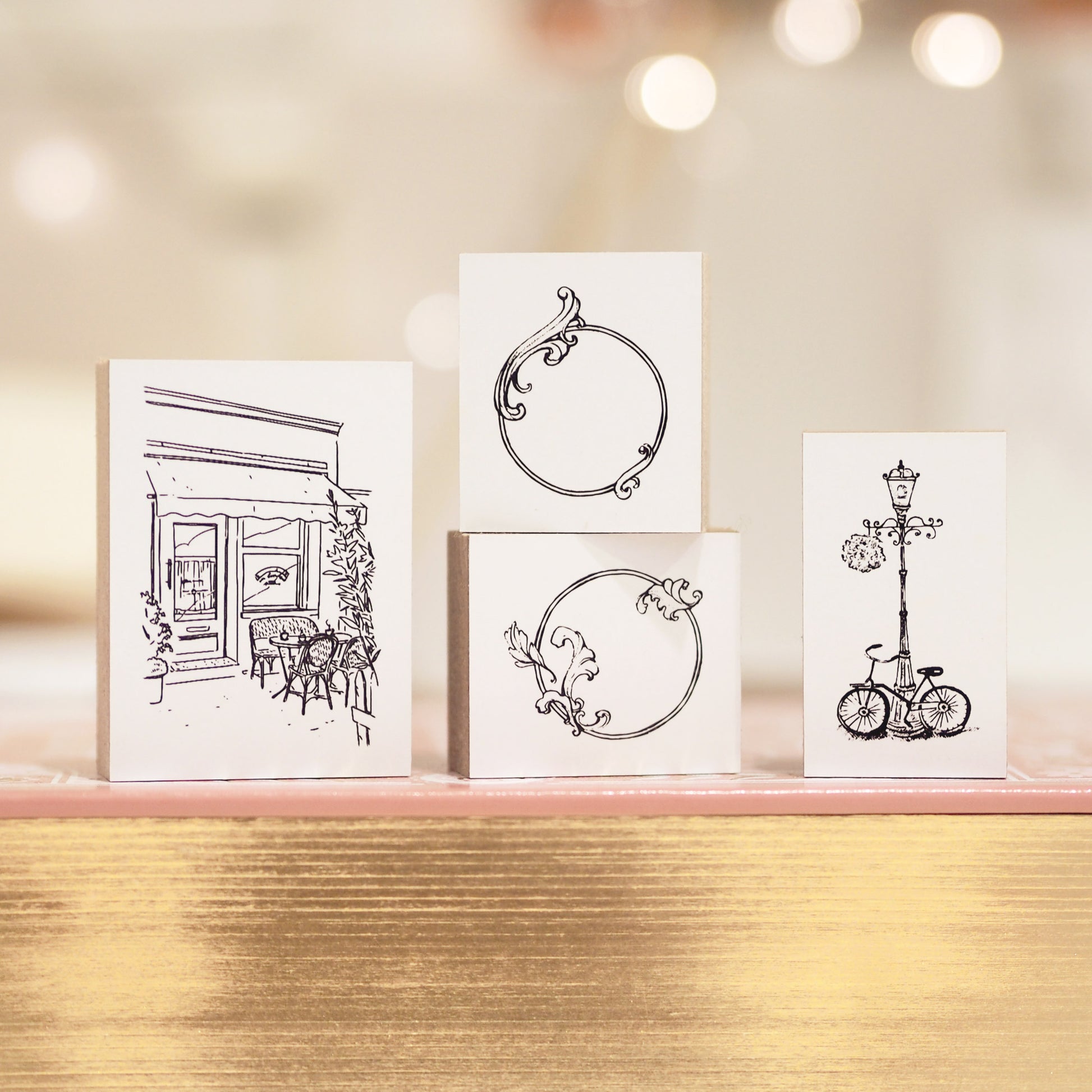Blinks of Life - Streets of Paris Stamp Collection - Renaissance Frame #01