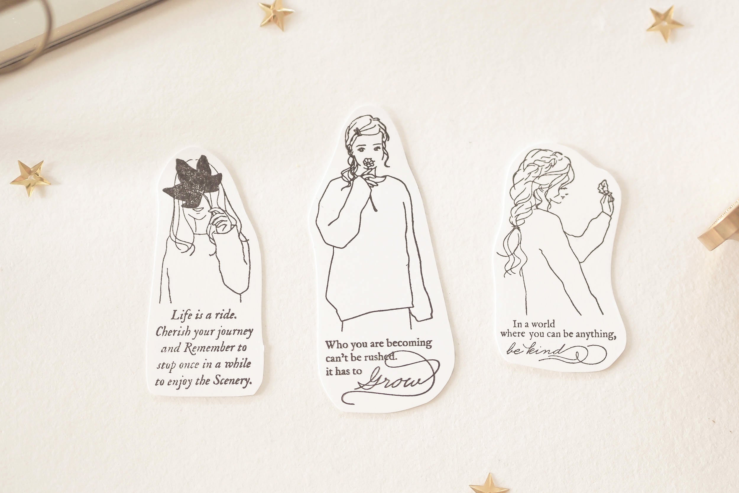 Blinks of Life - Take Time to Grow - Rubber Stamp Story Collection