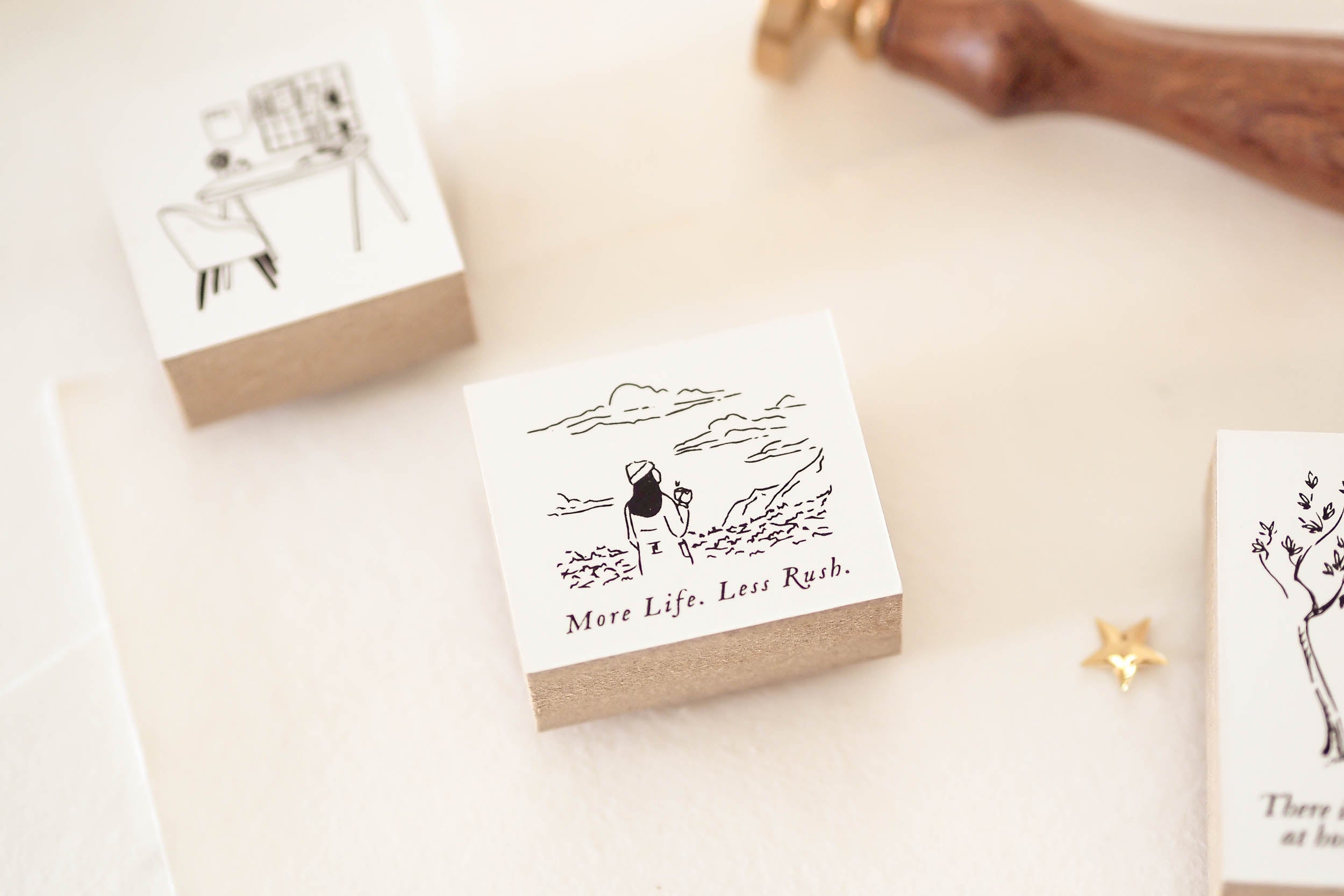 Blinks of Life - More Life, Less Rush - Rubber Stamp Collection