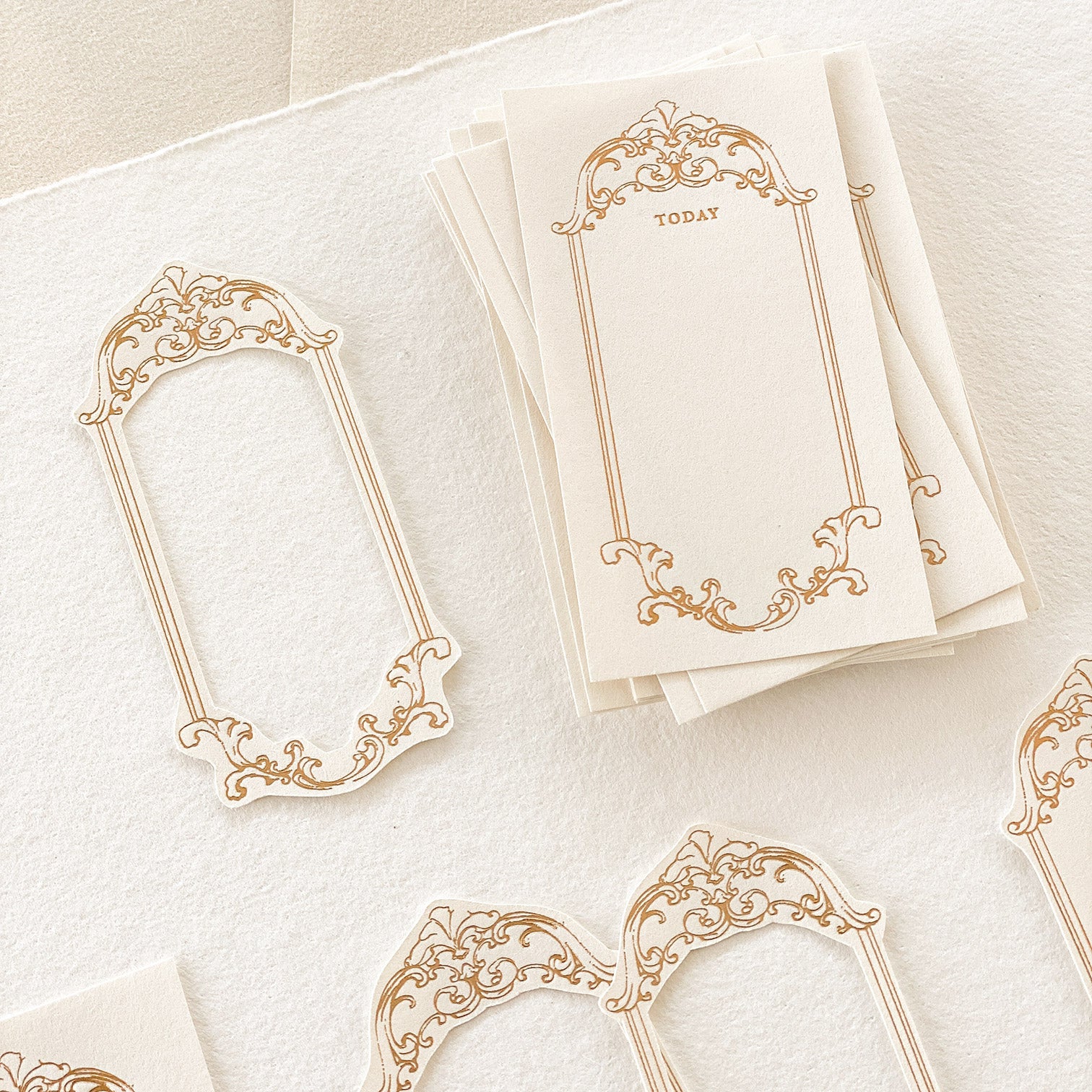 Blinks of Life - Gold Frame Letterpress Labels #01