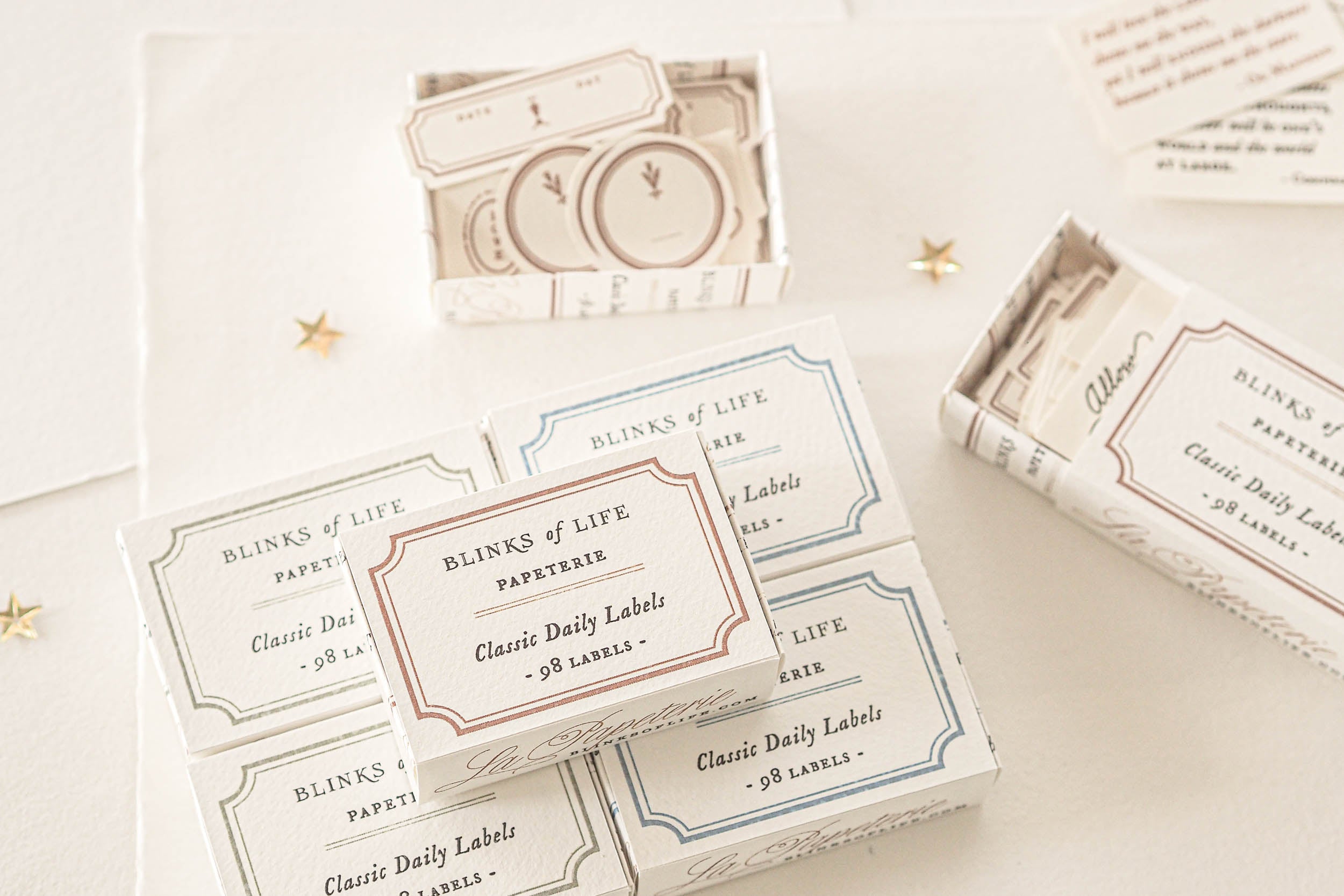 Blinks of Life - Classic Daily Labels - Sage Green