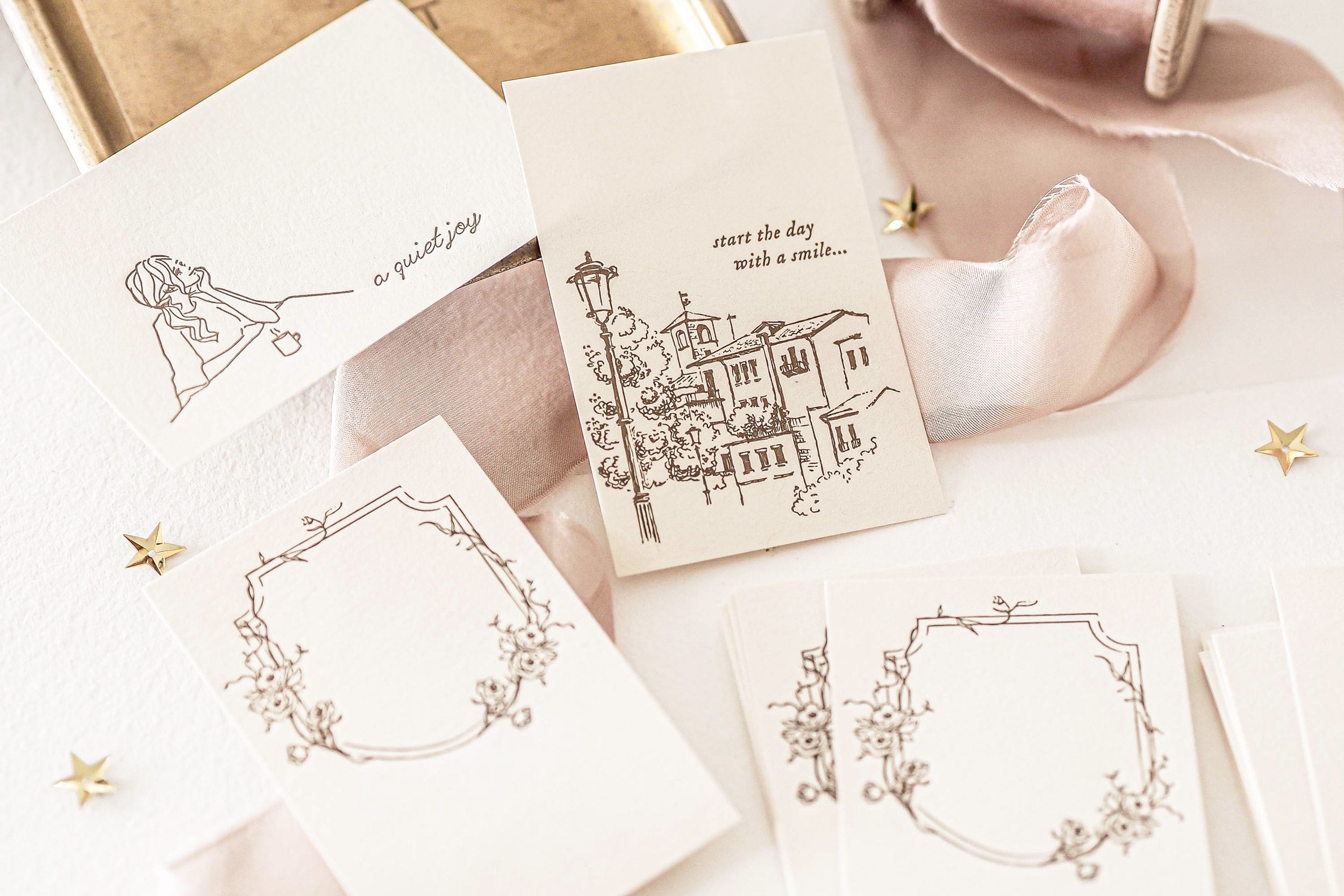 Blinks of Life - Letterpress Journal Cards