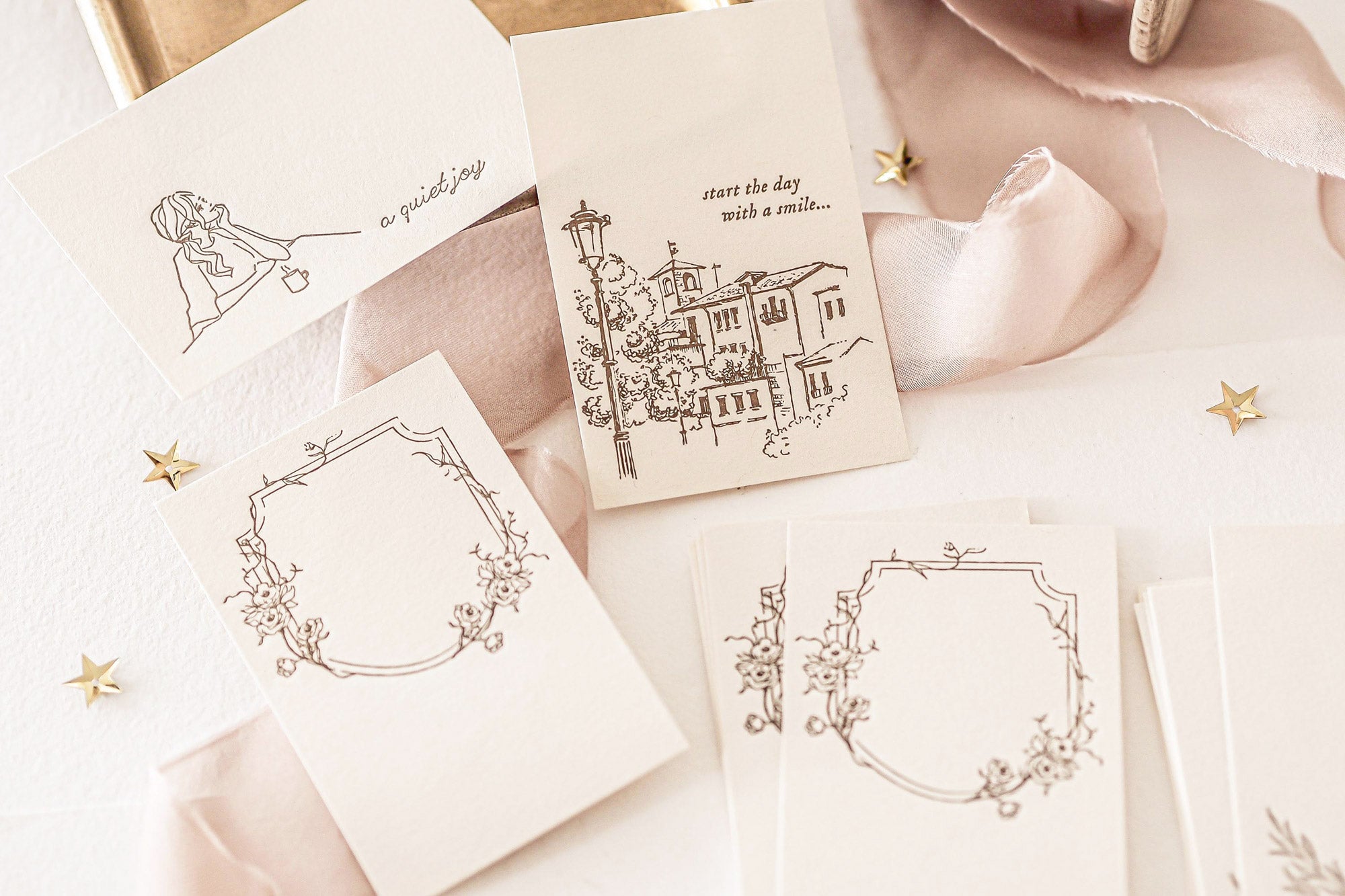 Blinks of Life - Letterpress Journal Cards