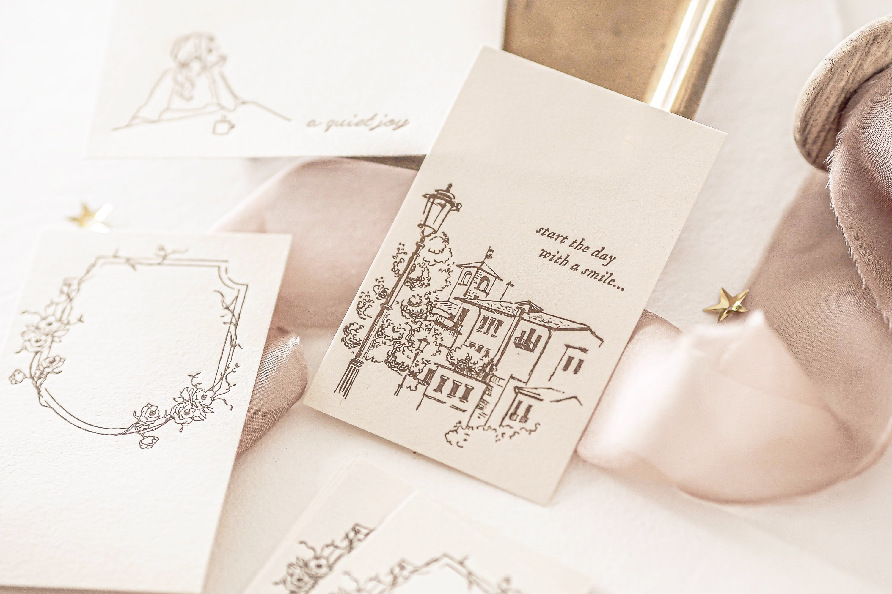 Blinks of Life - Letterpress Journal Cards