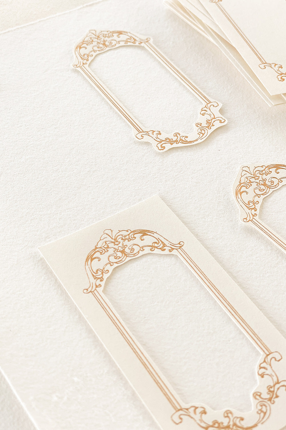 Blinks of Life - Gold Frame Letterpress Labels #01