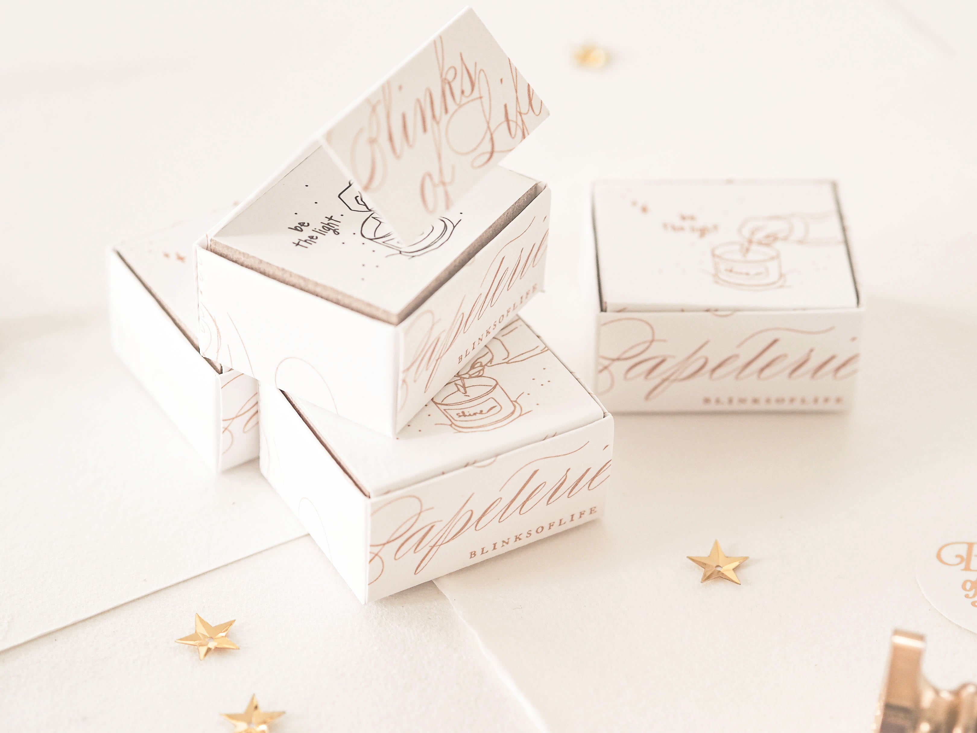 Blinks of Life - Be The Light - Rubber Stamp 