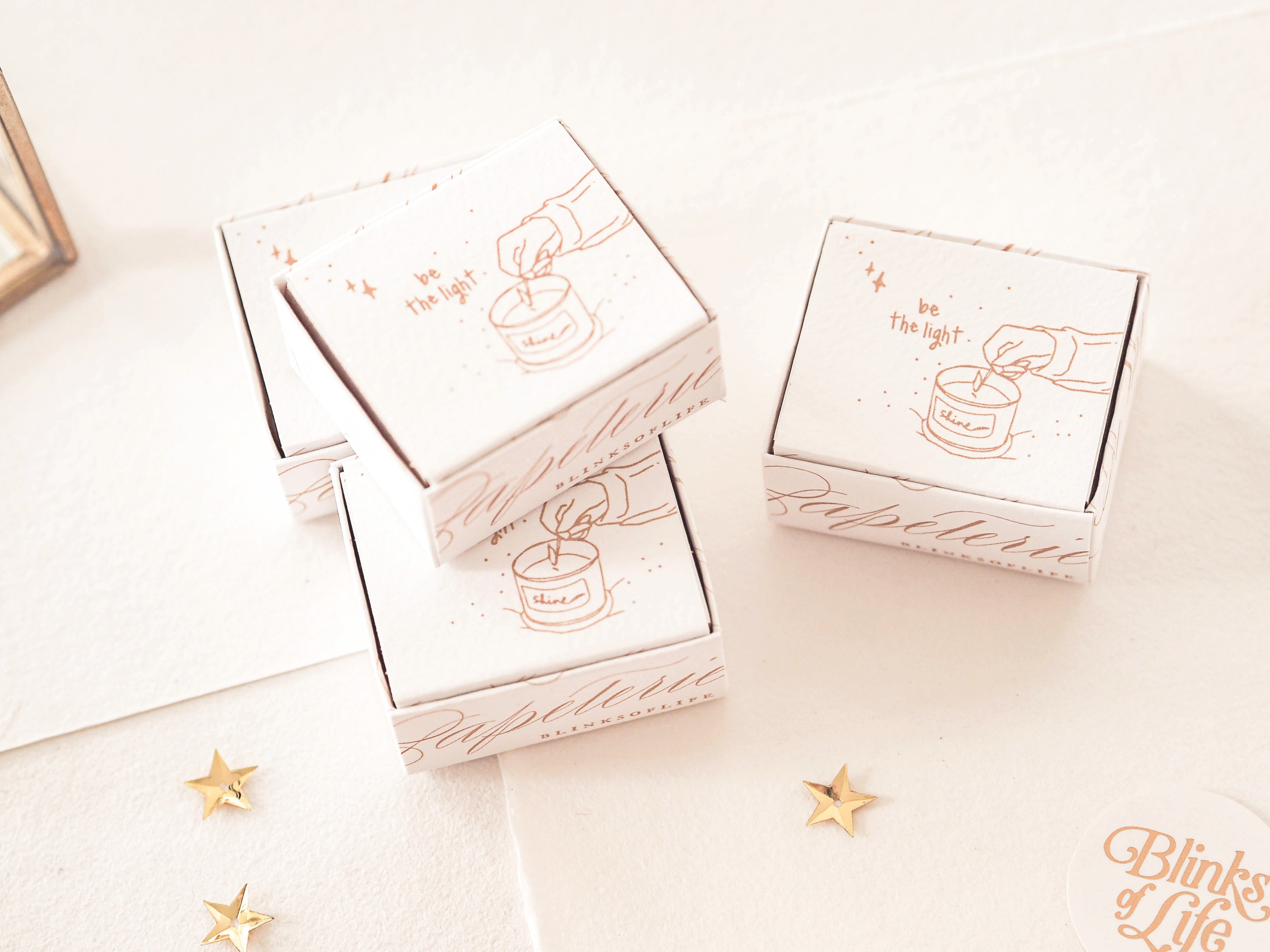 Blinks of Life - Be The Light - Rubber Stamp 