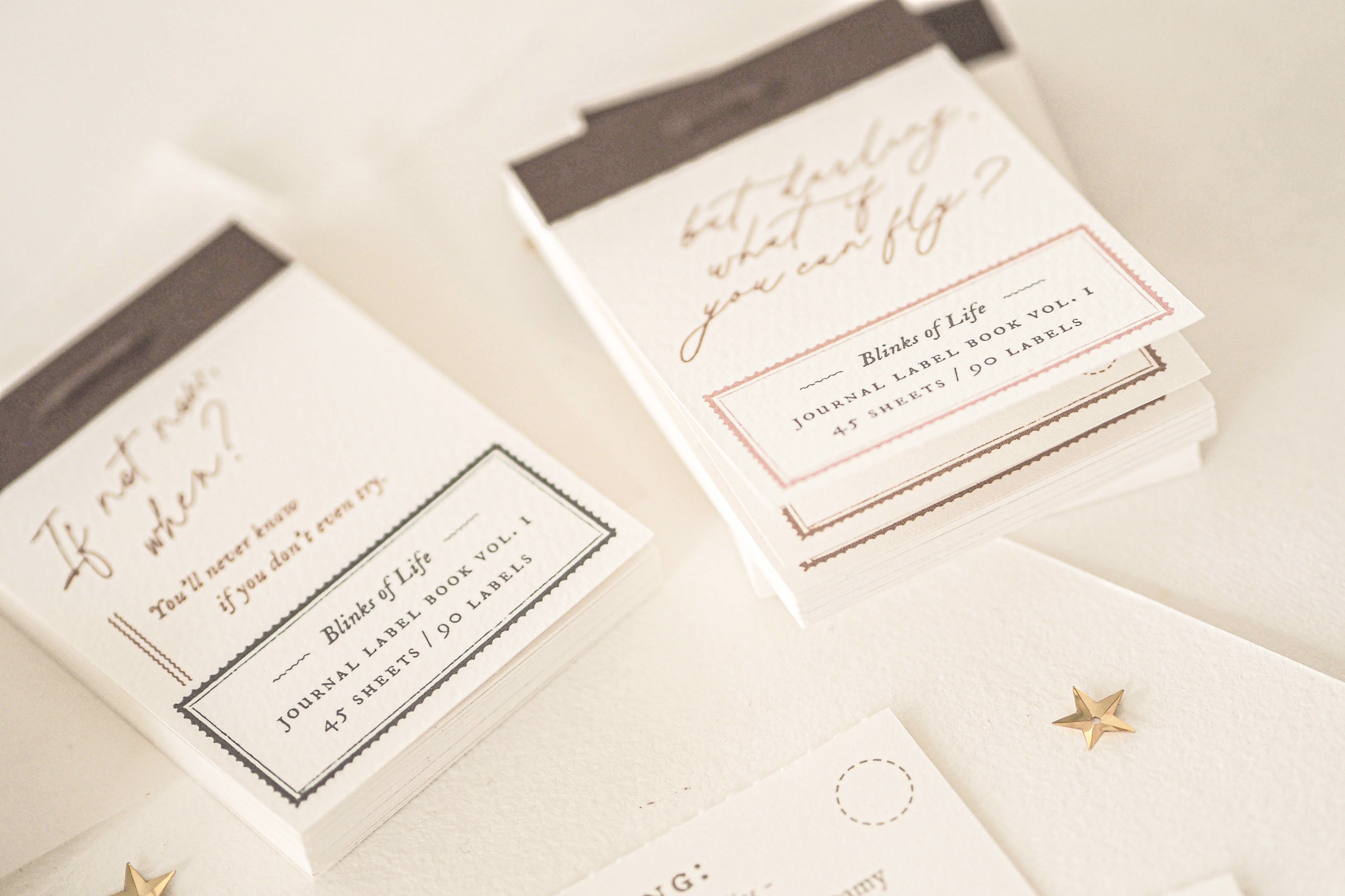 Blinks of Life Papeterie - Journal Label Book Vol 1