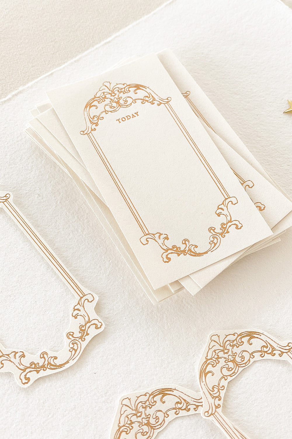 Blinks of Life - Gold Frame Letterpress Labels #01