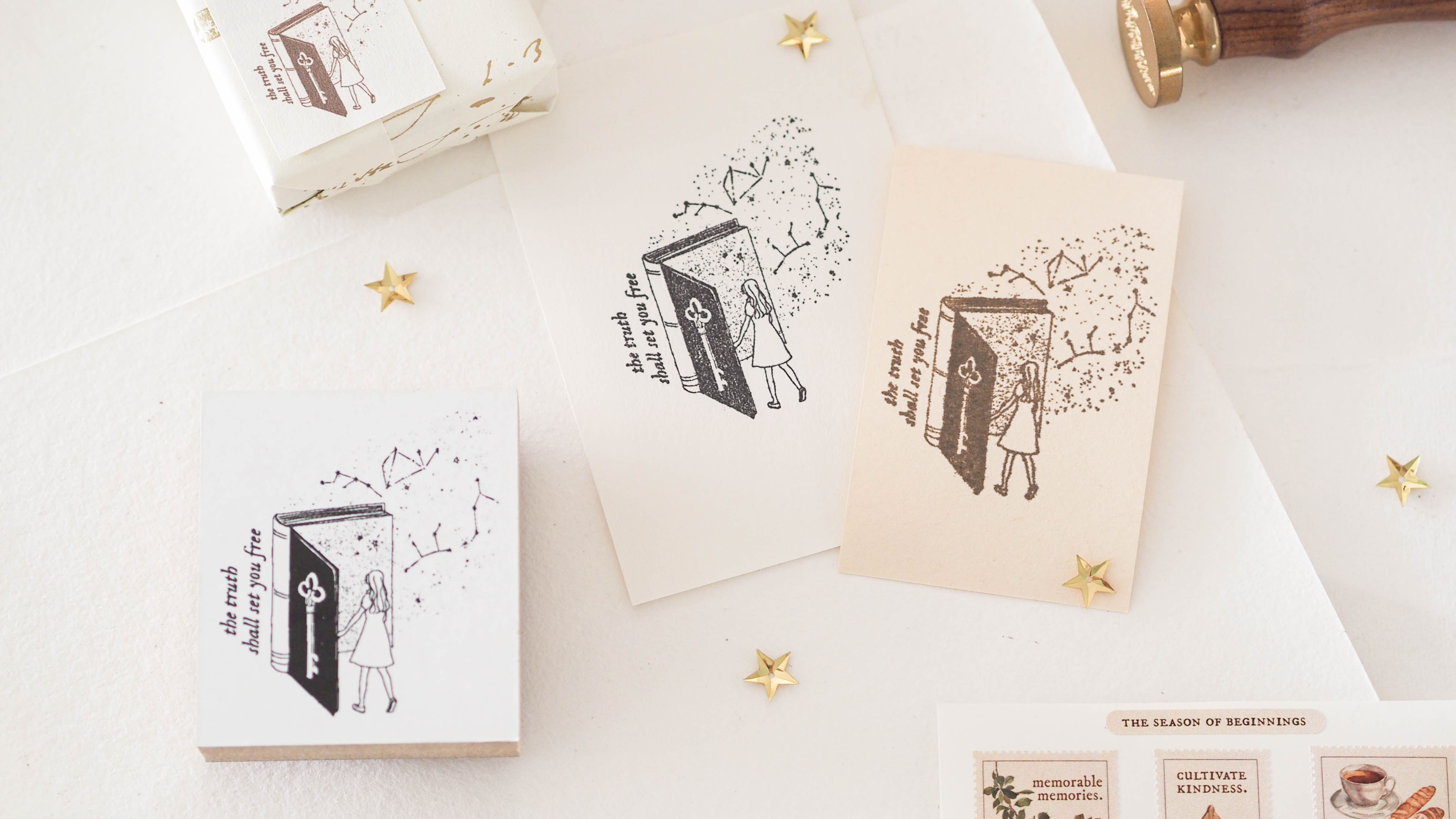 Blinks of Life - Seek the Truth - Rubber Stamp