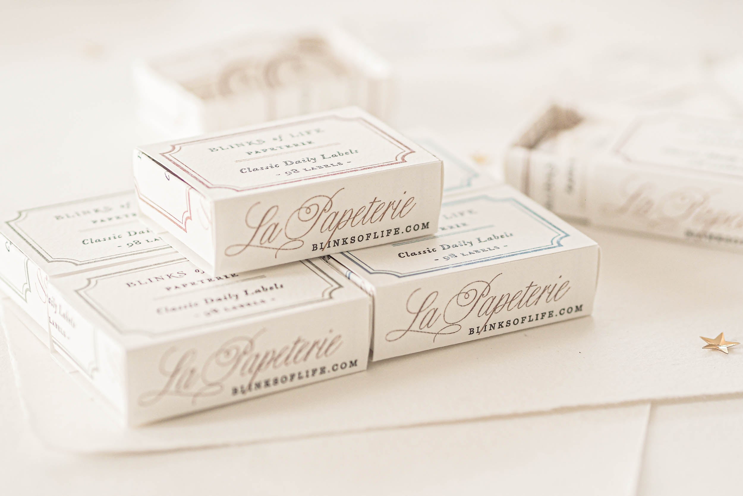 Blinks of Life - Classic Daily Labels - Sage Green