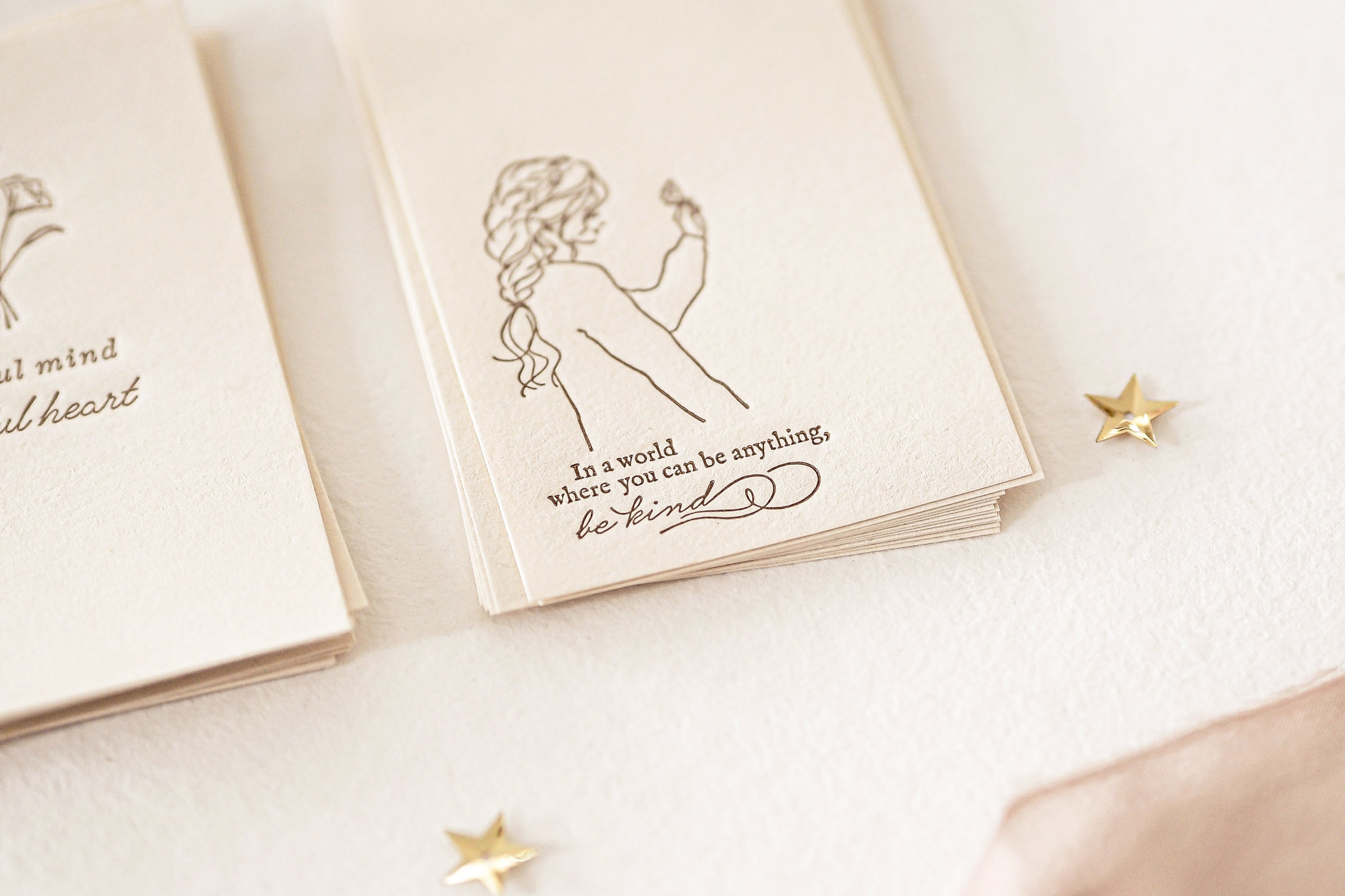 Blinks of Life - Letterpress Journal Cards