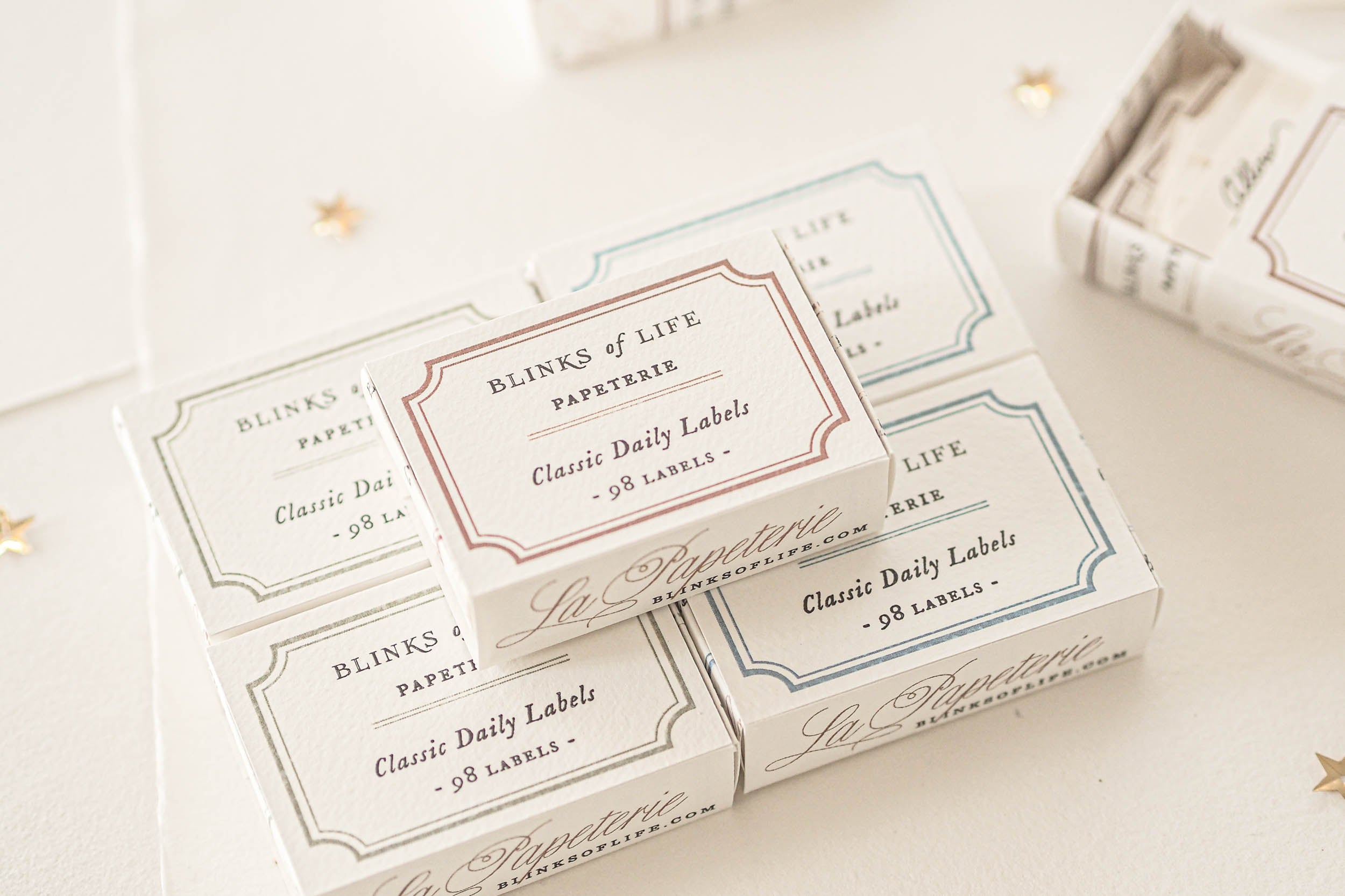 Blinks of Life - Classic Daily Labels - Classic Brown