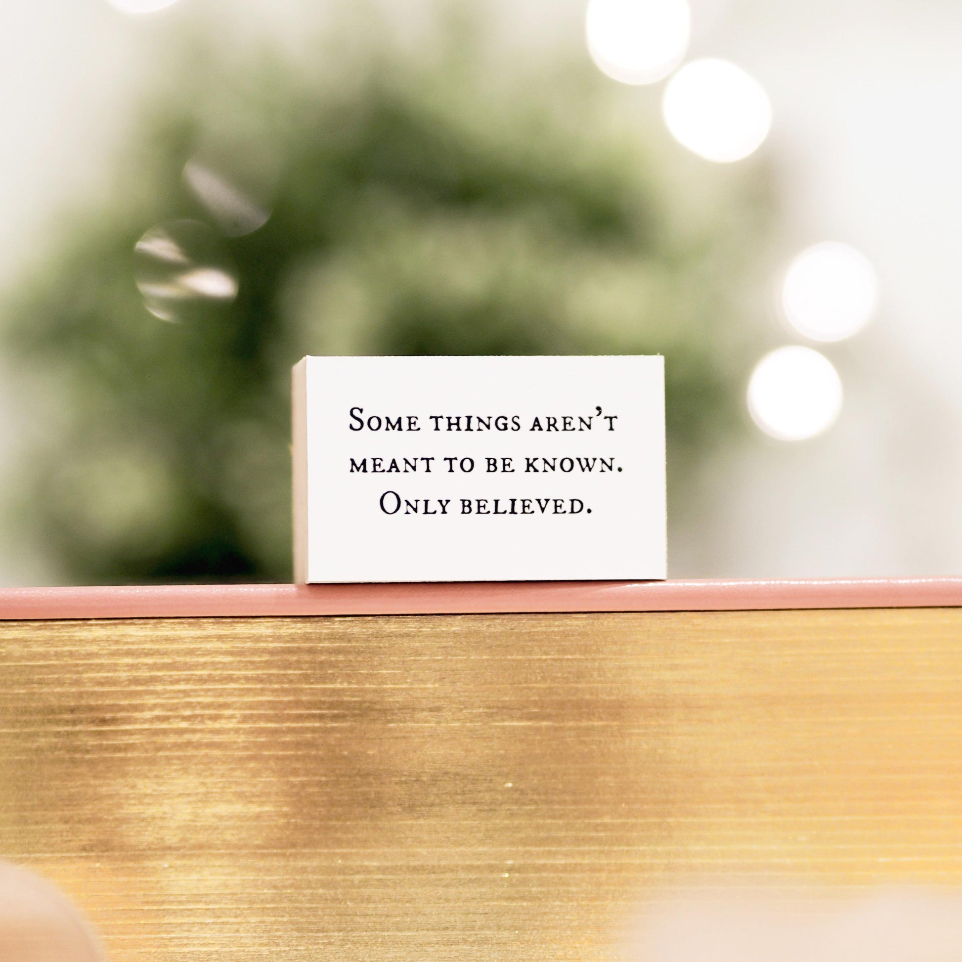 Blinks of Life - Journal Quote Stamp - Some Things