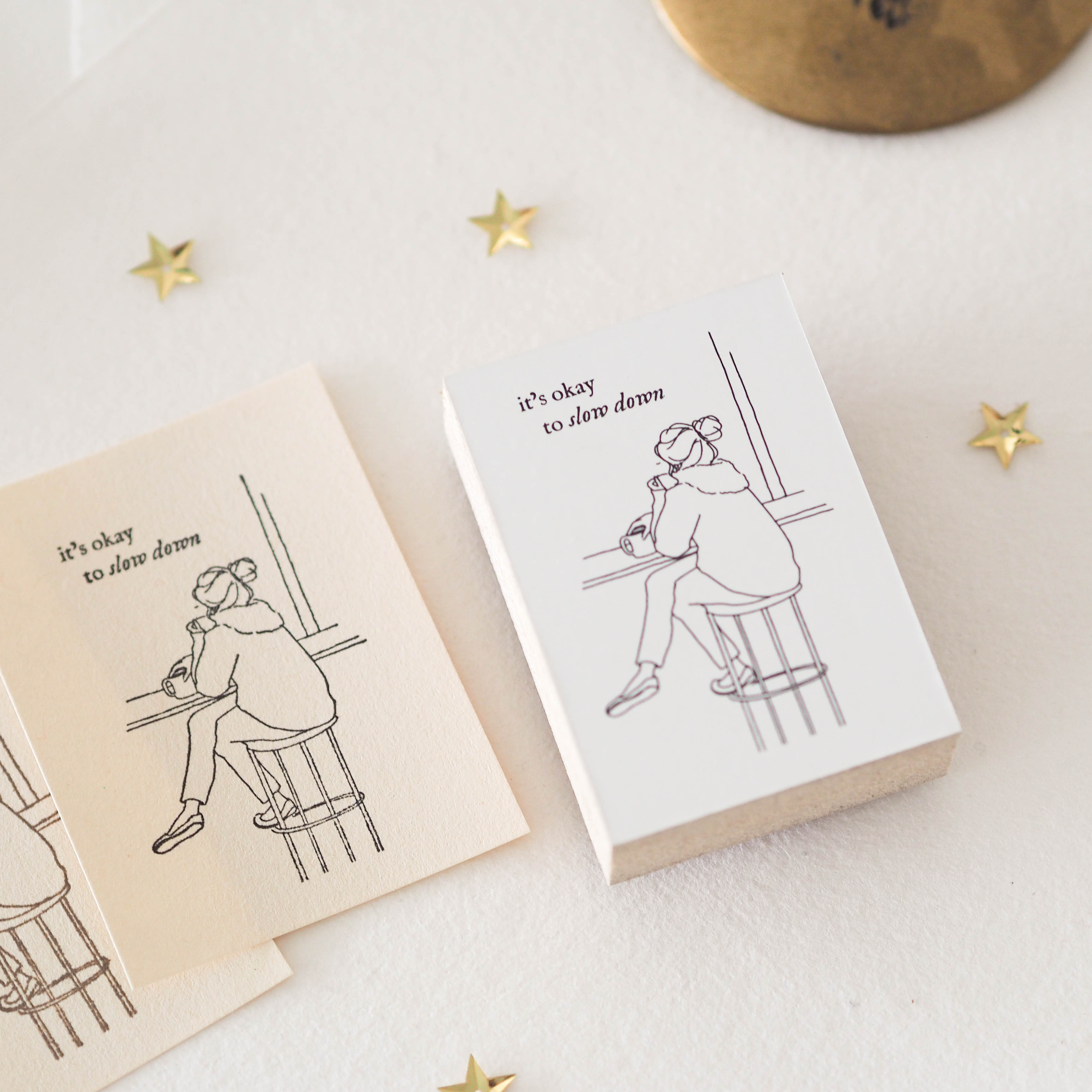 Blinks of Life - It's Okay to Slow DownBlinks of Life - It's Okay to Slow Down - Rubber Stamp