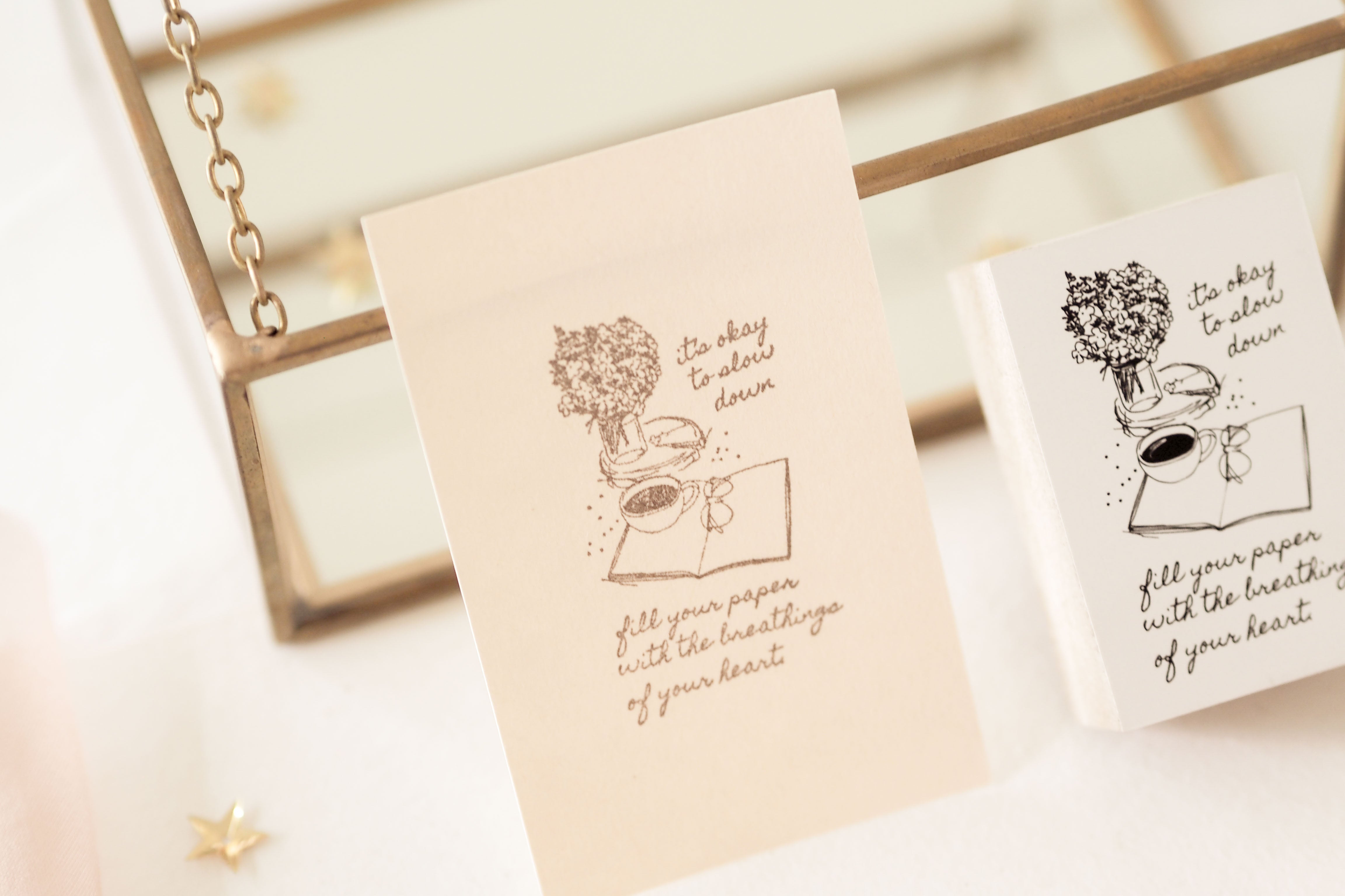 Blinks of Life - Fill Your Paper - Rubber Stamp