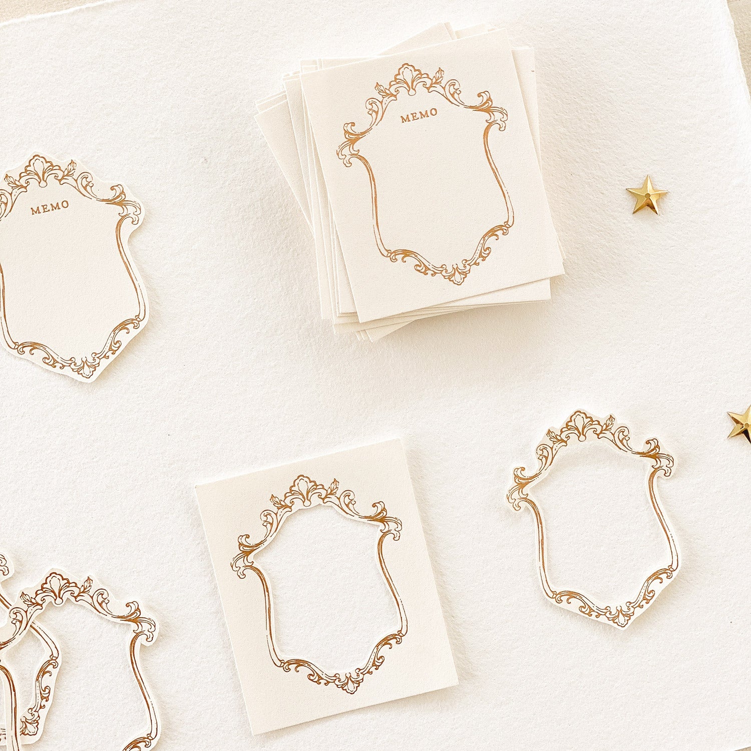 Blinks of Life - Gold Frame Letterpress Labels #02