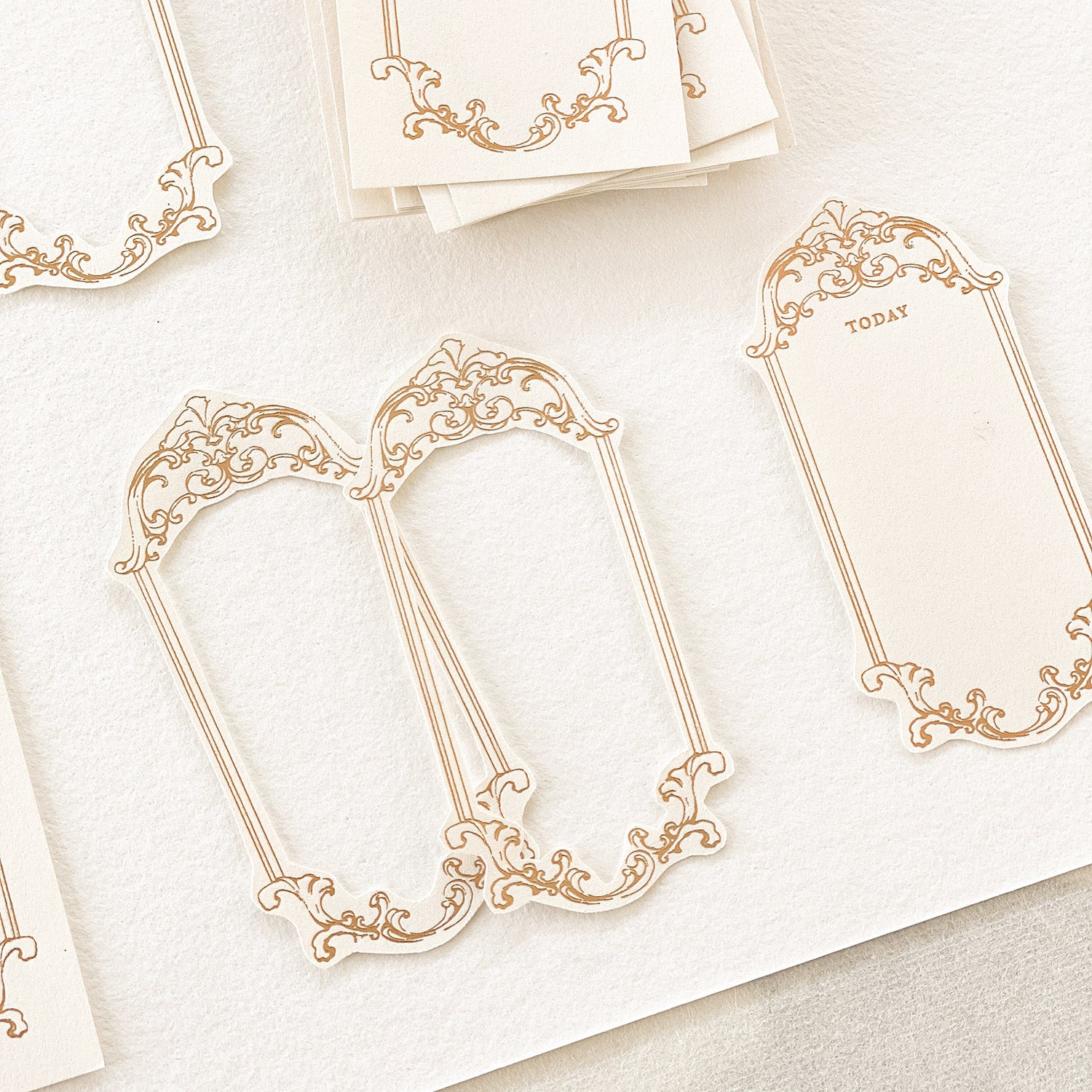 Blinks of Life - Gold Frame Letterpress Labels #01