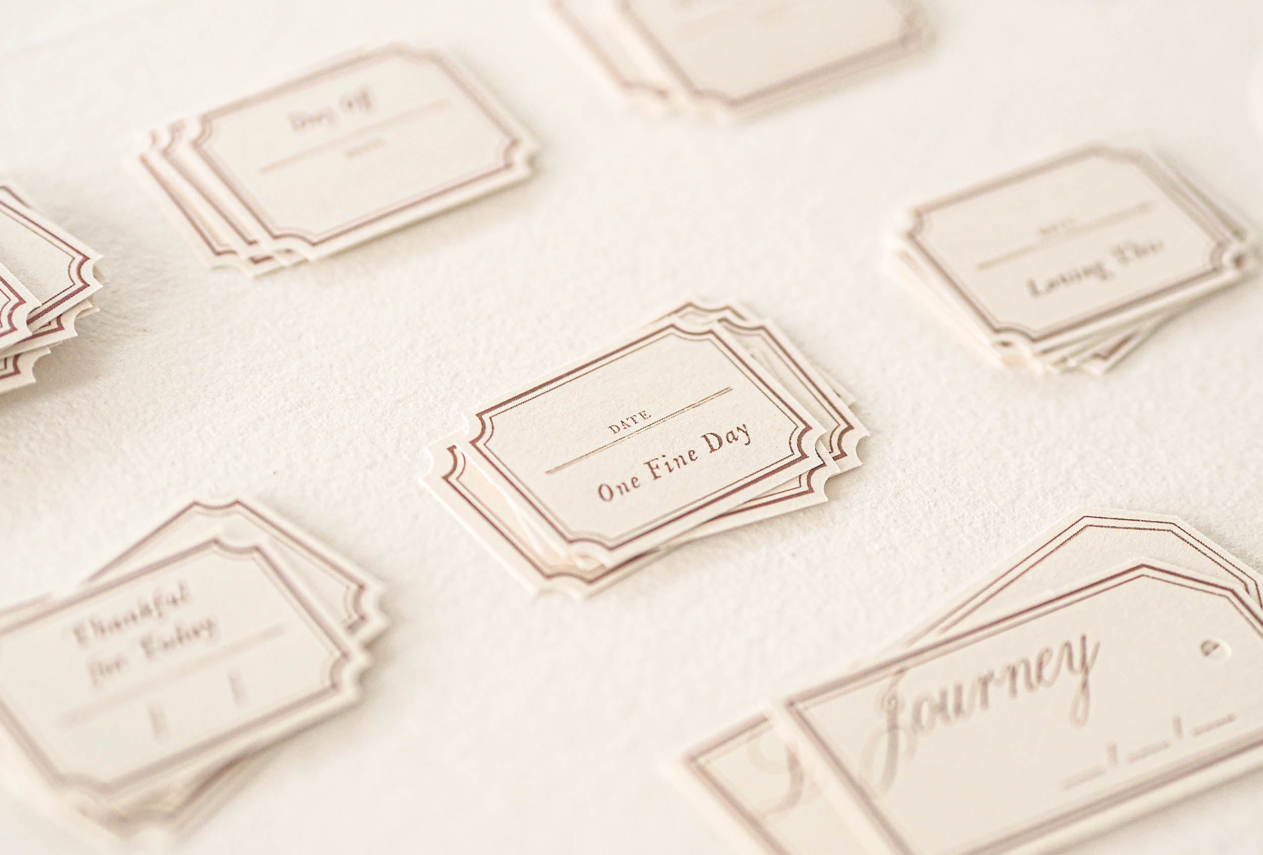 Blinks of Life - Classic Daily Labels - Classic Brown