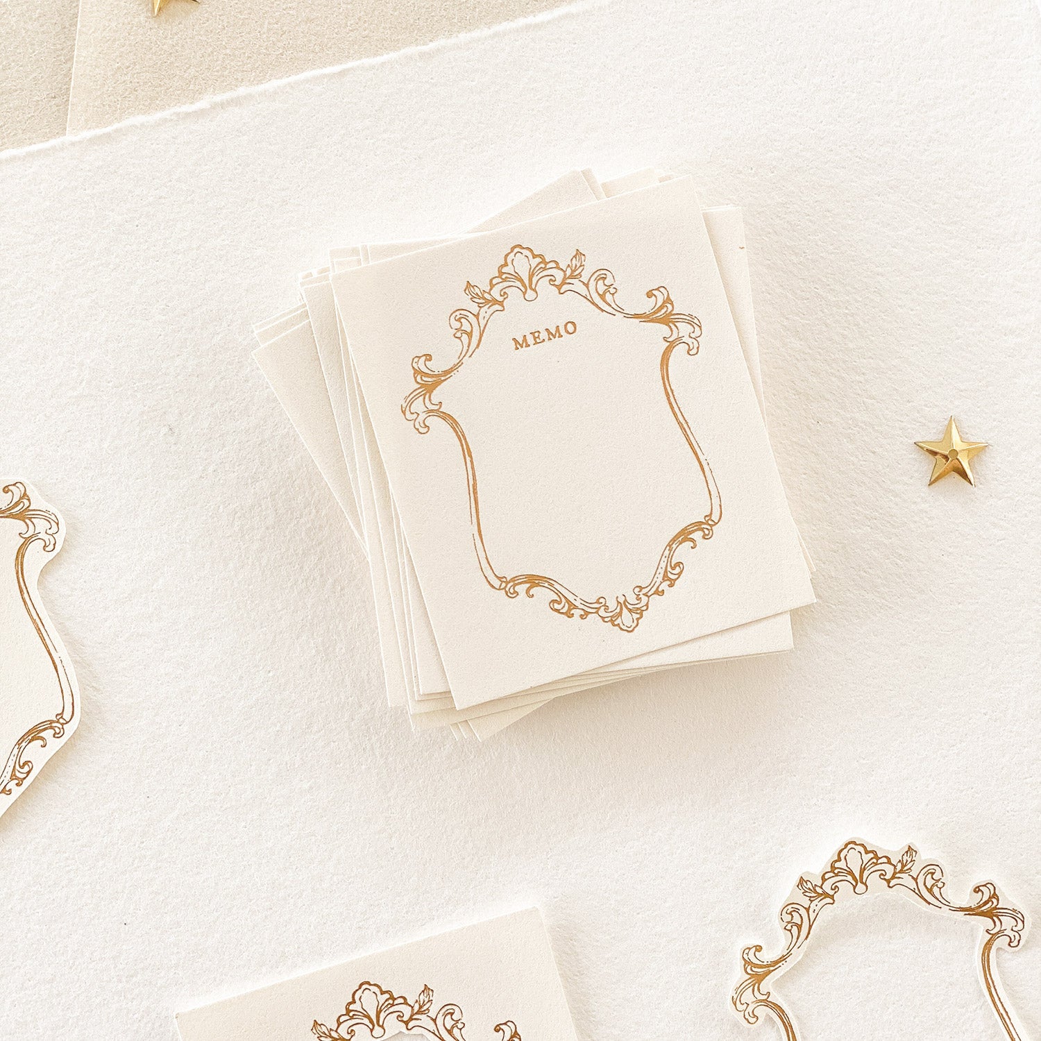 Blinks of Life - Gold Frame Letterpress Labels #02