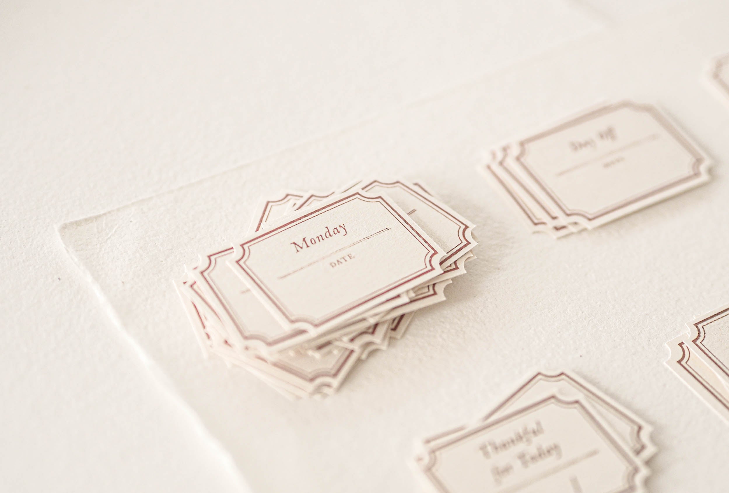 Blinks of Life - Classic Daily Labels - Classic Brown