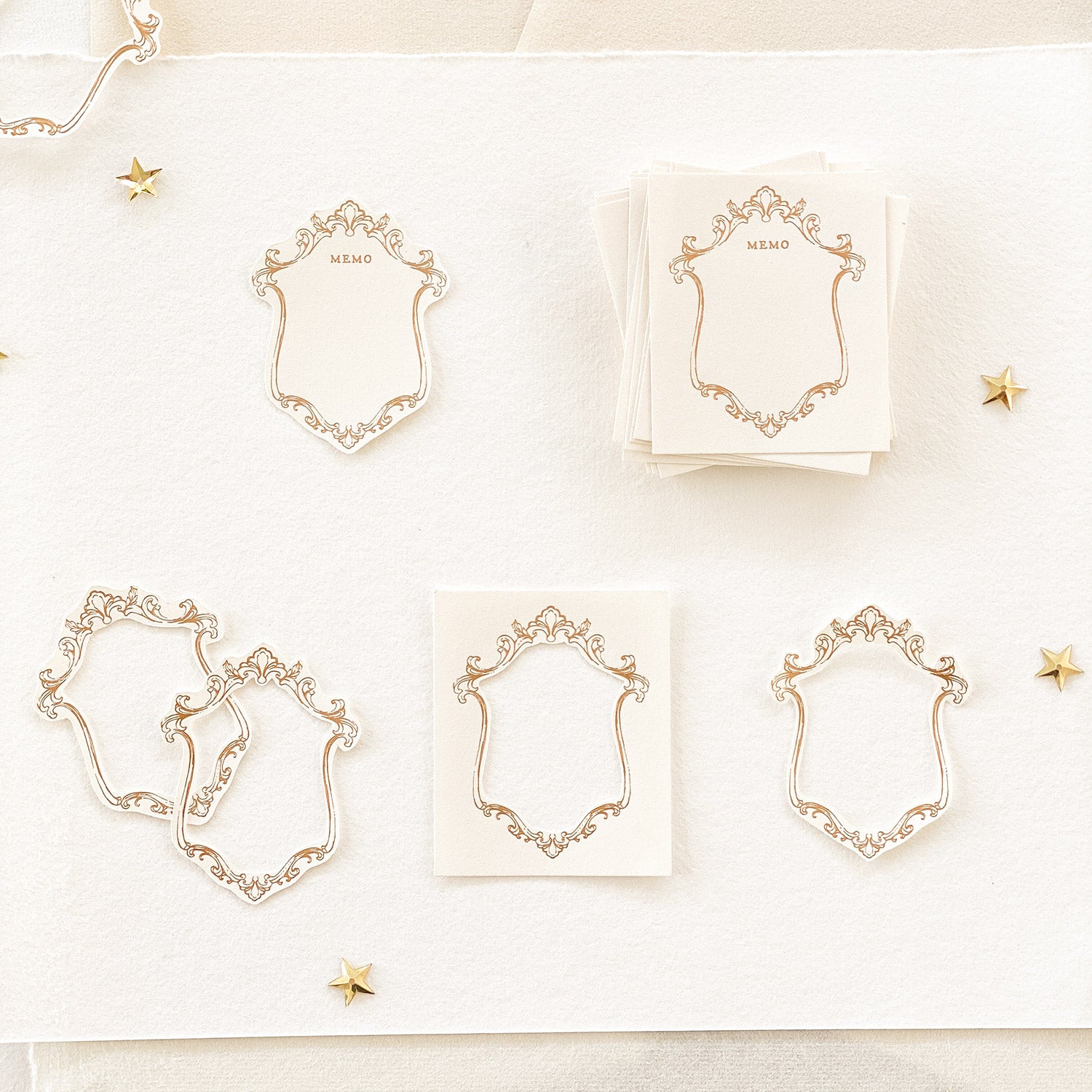 Blinks of Life - Gold Frame Letterpress Labels #02